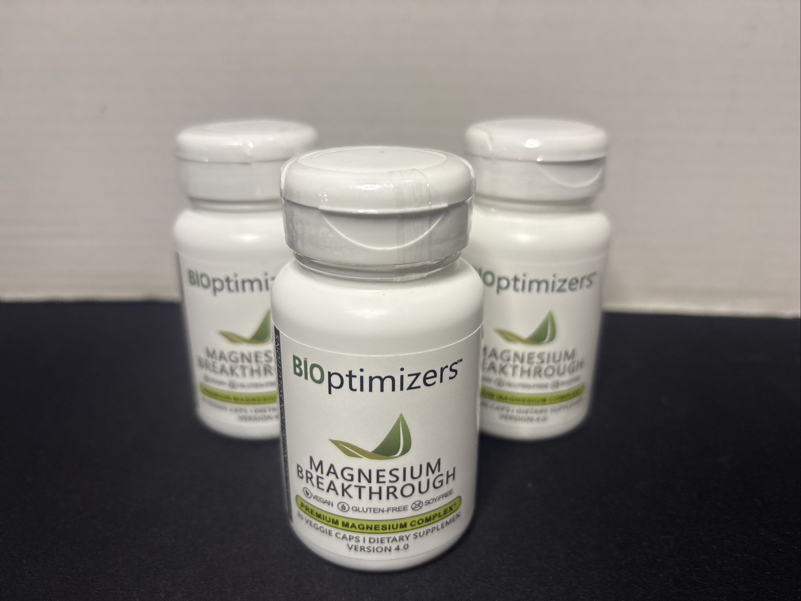 BiOptimizers Magnesium Breakthrough 30 Cap Version 4.0 Exp 06 /2026 Lot Of 3 New