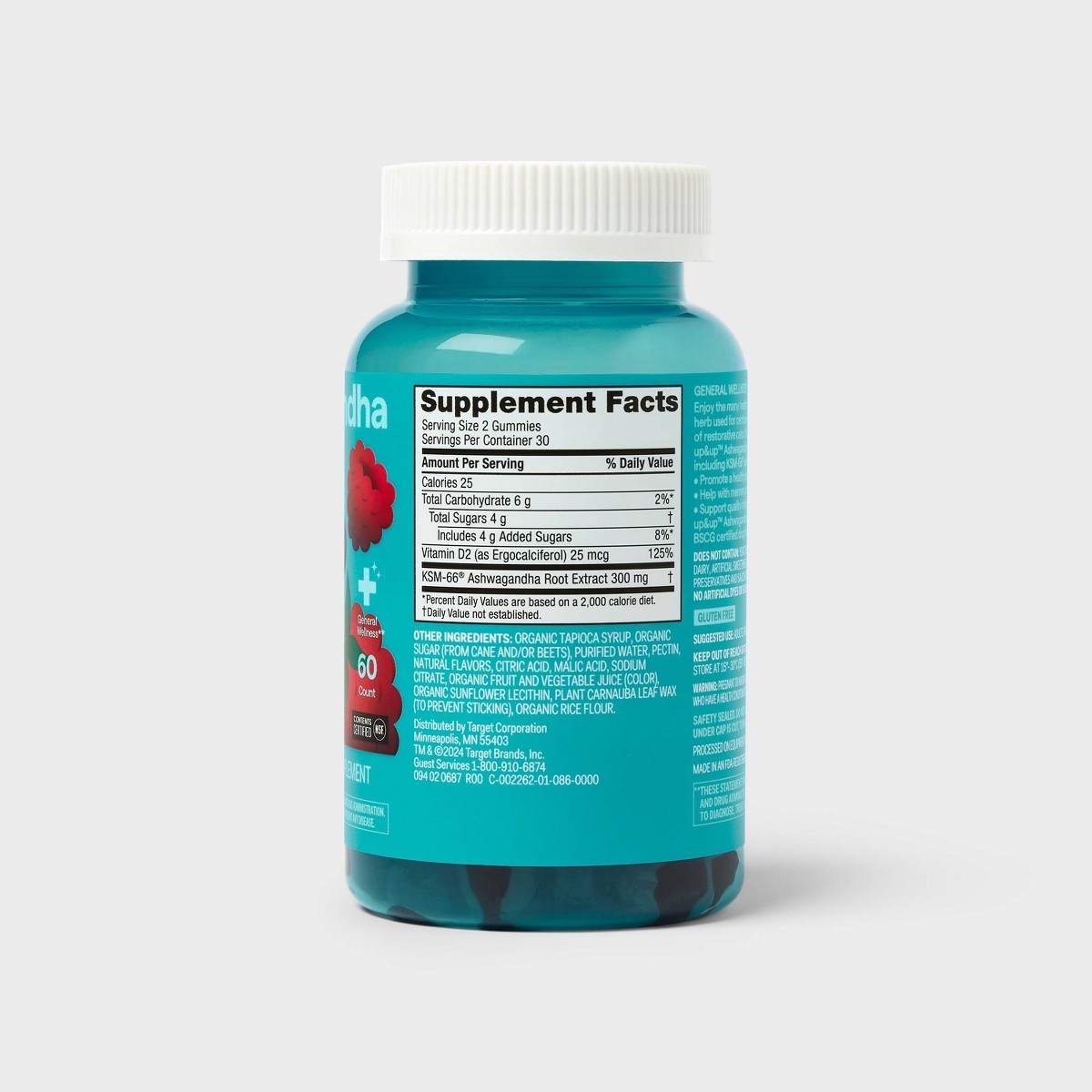 Ashwagandha Dietary Gummies – 60ct – up&up™