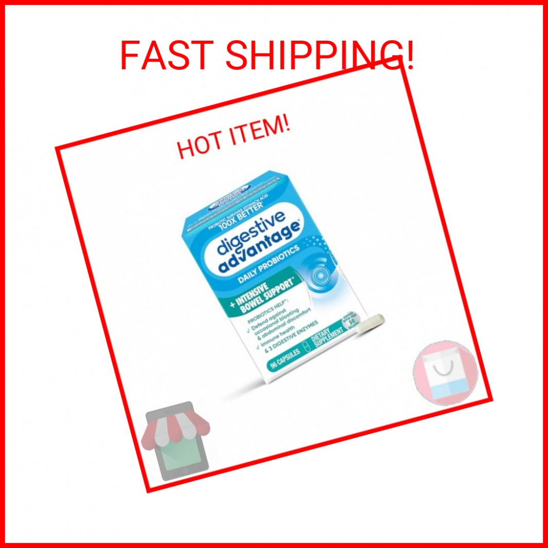 IBS Daily Probiotic Capsules for Digestive Health & Gut Health, Digestive Advant