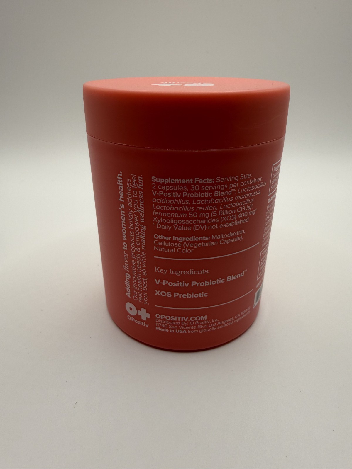 Uro Vaginal Probiotic O-Positiv Health Support 60 Vegan Capsules – Brand New