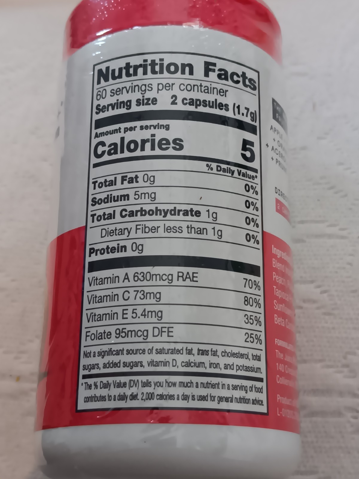 JUICE PLUS+ ESSENTIALS FRUIT BLEND JUICE POWDERS 120 CAPSULES EXP 05/2027 NIB