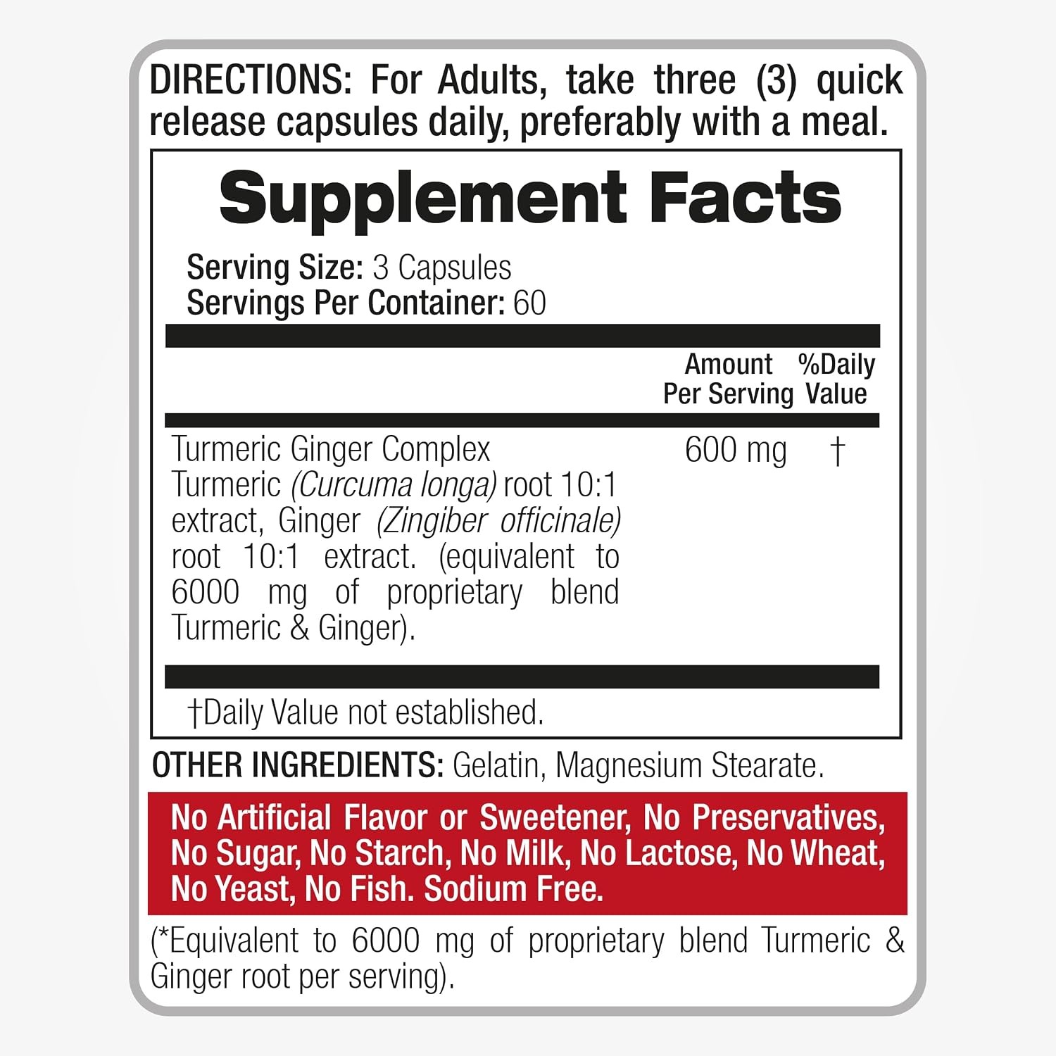 FITO MEDIC’S Lab | Turmeric and Ginger Supplement | 180 Caps s.