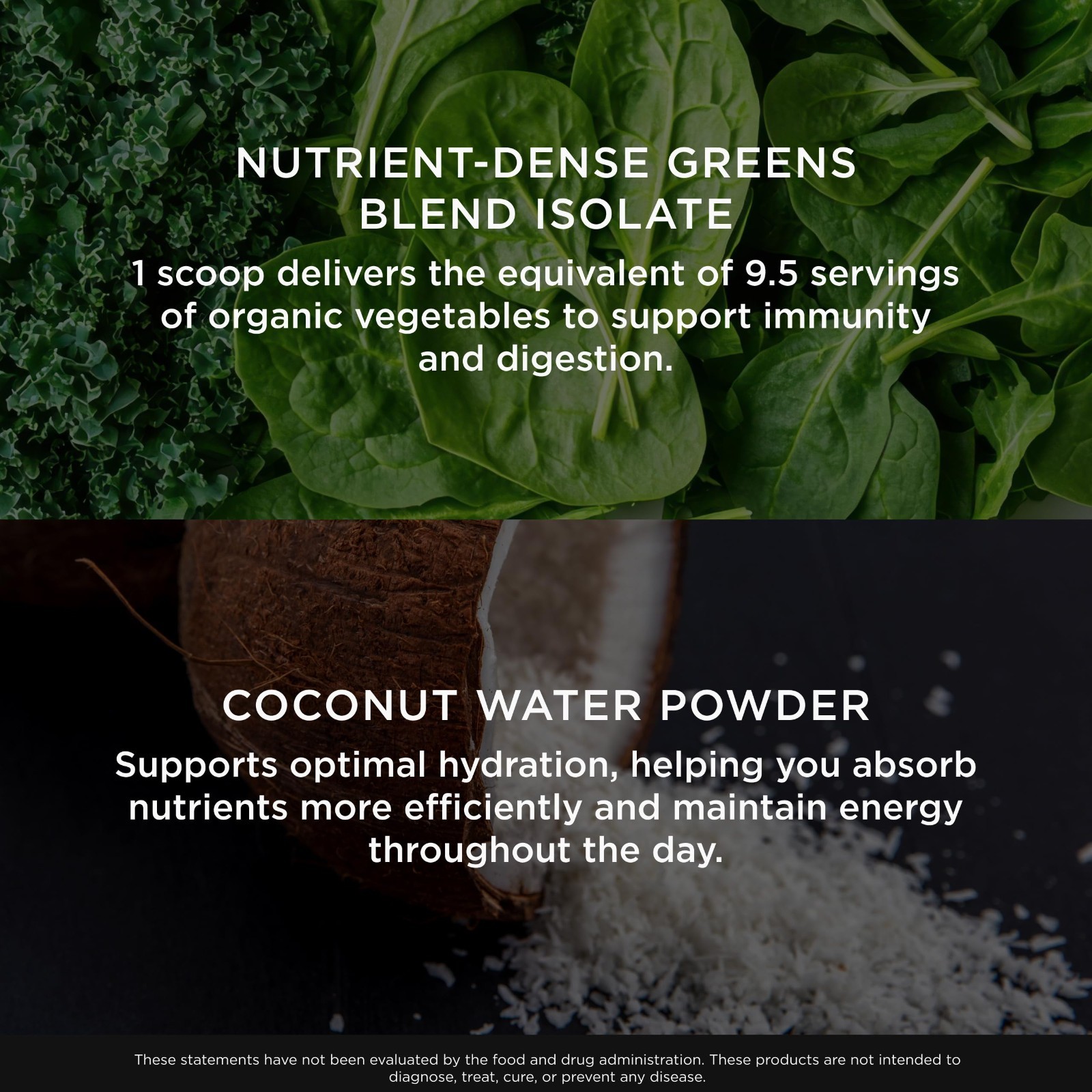 Daily Superfood Greens – Organic Plant-Based Blend, Pineapple Flavor, 30 Ct