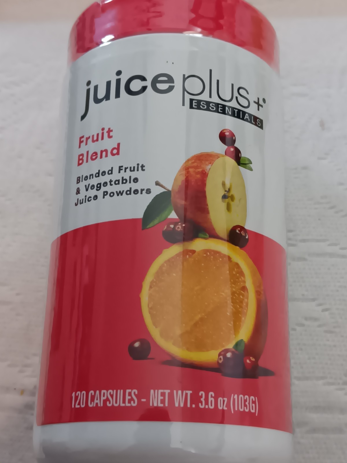 JUICE PLUS+ ESSENTIALS FRUIT BLEND JUICE POWDERS 120 CAPSULES EXP 05/2027 NIB