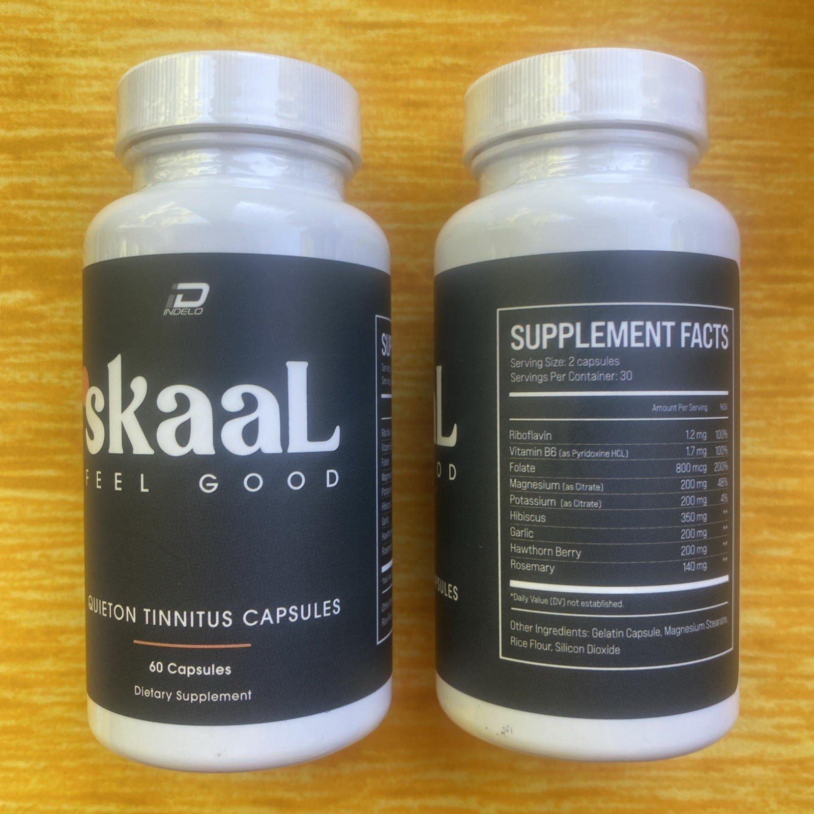 Skaal Hearing Support Ear Health & Tinnitus Relief 60 Caps each – 2 bottle