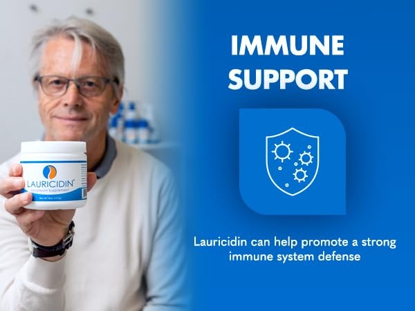 Lauricidin- The Original Monolaurin Supplement- 8 Ounce (Pack of 1), White
