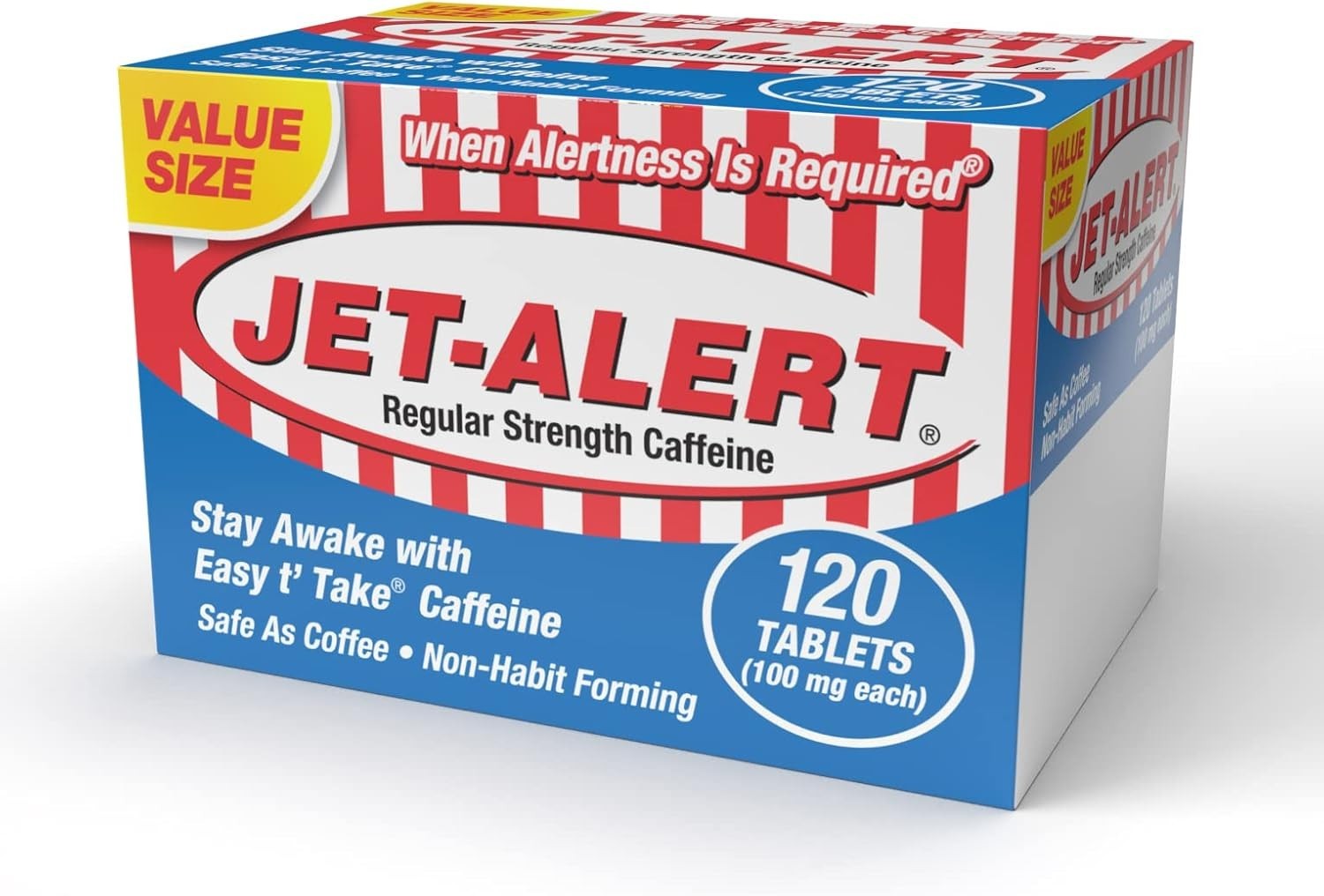 Portable 100 MG Caffeine Tablets – 120 Count for Energy Management Anytime