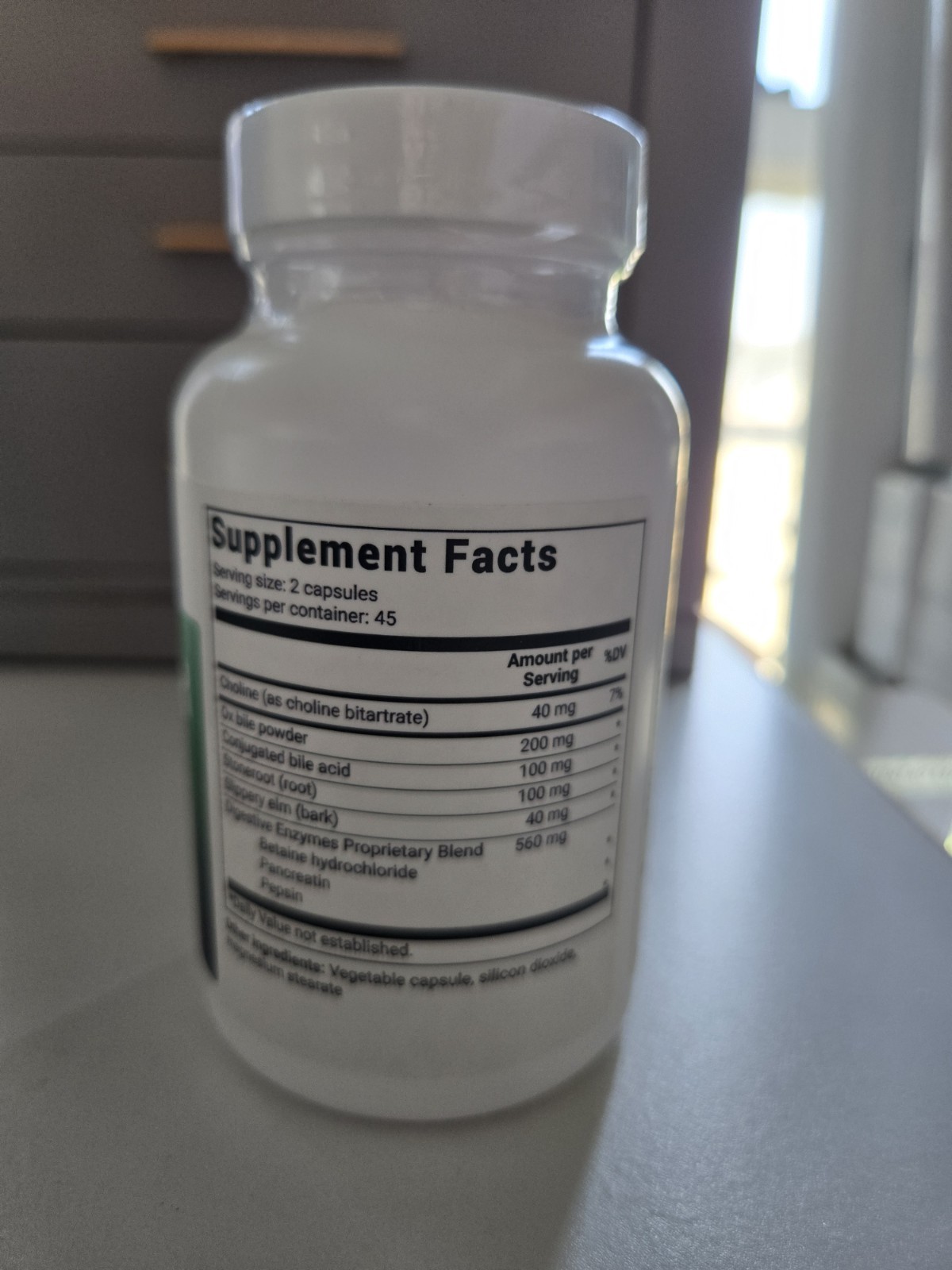 Dr. Berg Gallbladder Formula Extra Strength 90 Cap Ox Bile Digestive Support New
