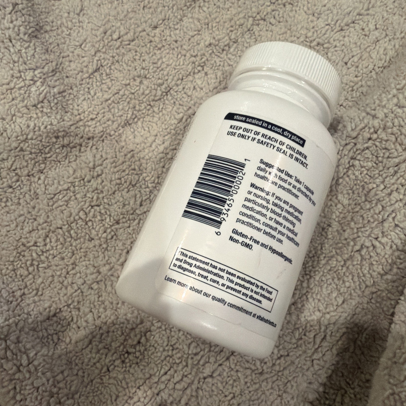 Vital Nutrients Vitamin D3 + K2 | 2000 IU | Vitamin D3 K2 Supplement 120 CAPS!!
