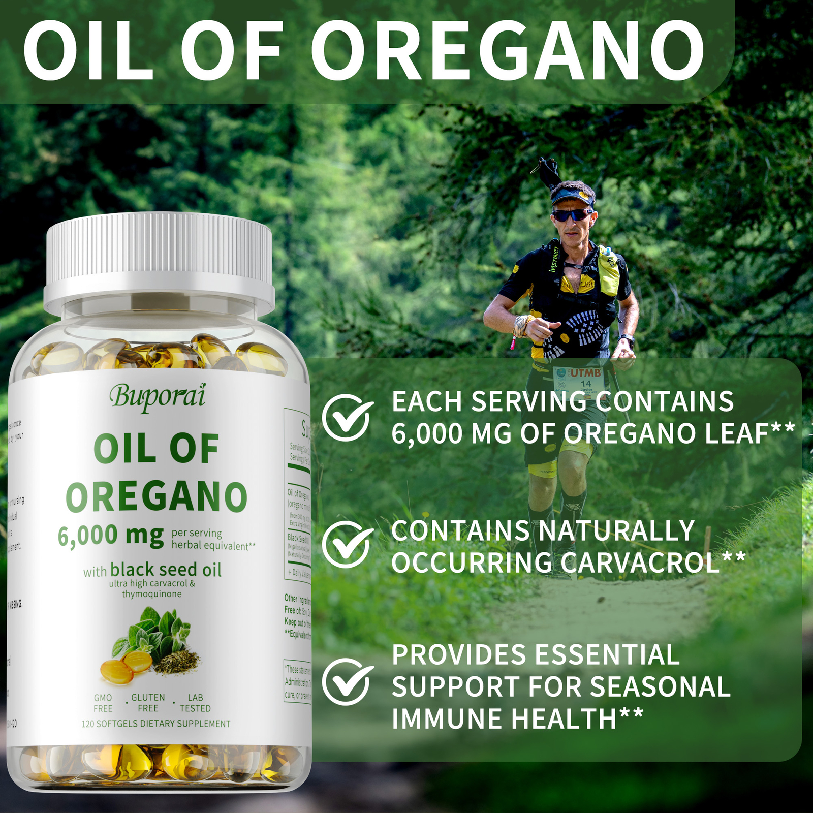 Oil of Oregano – Black Seed Oil – Immune System, Digestive Health, Antioxidants