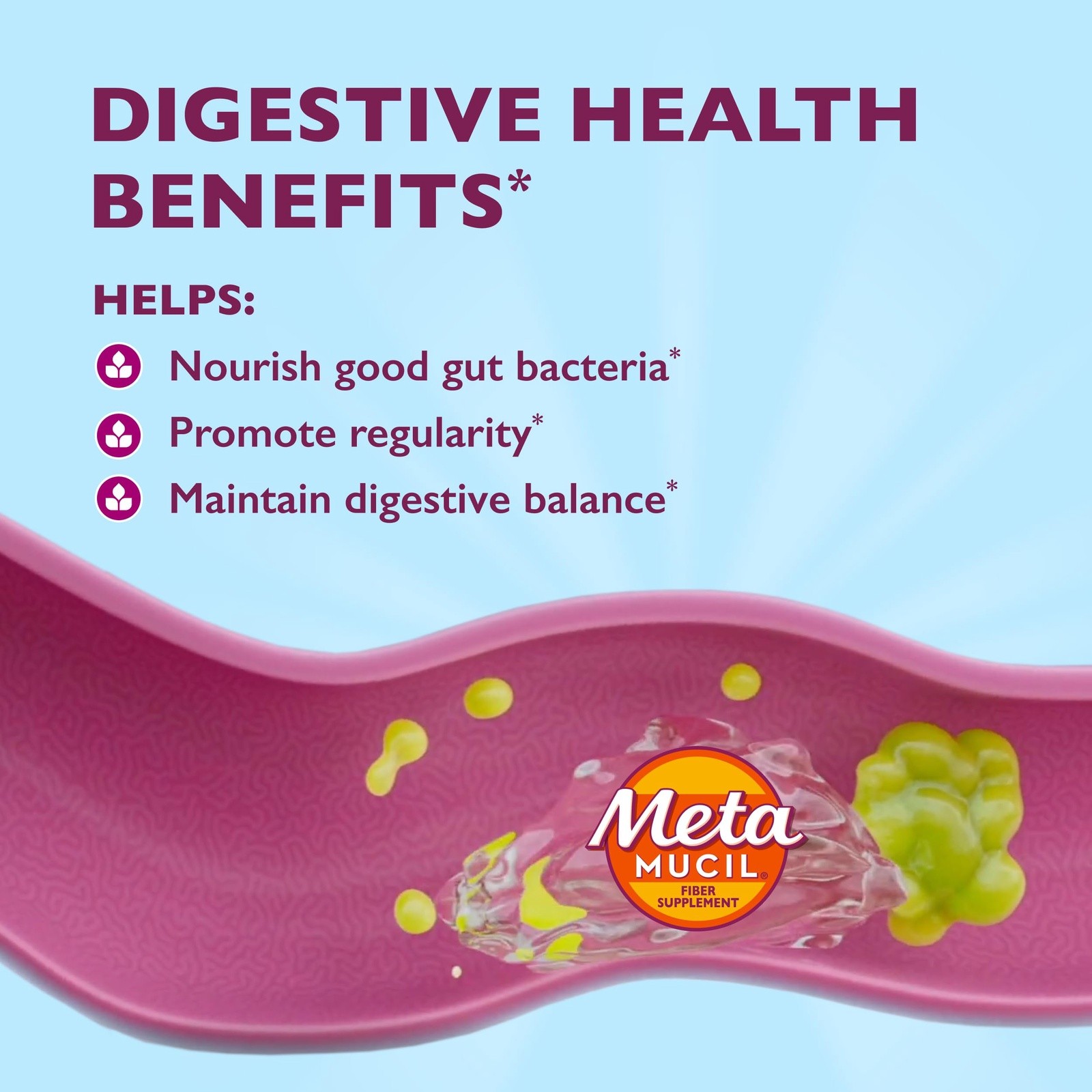 Metamucil Mixed Berry Fiber Powder Sticks 21ct