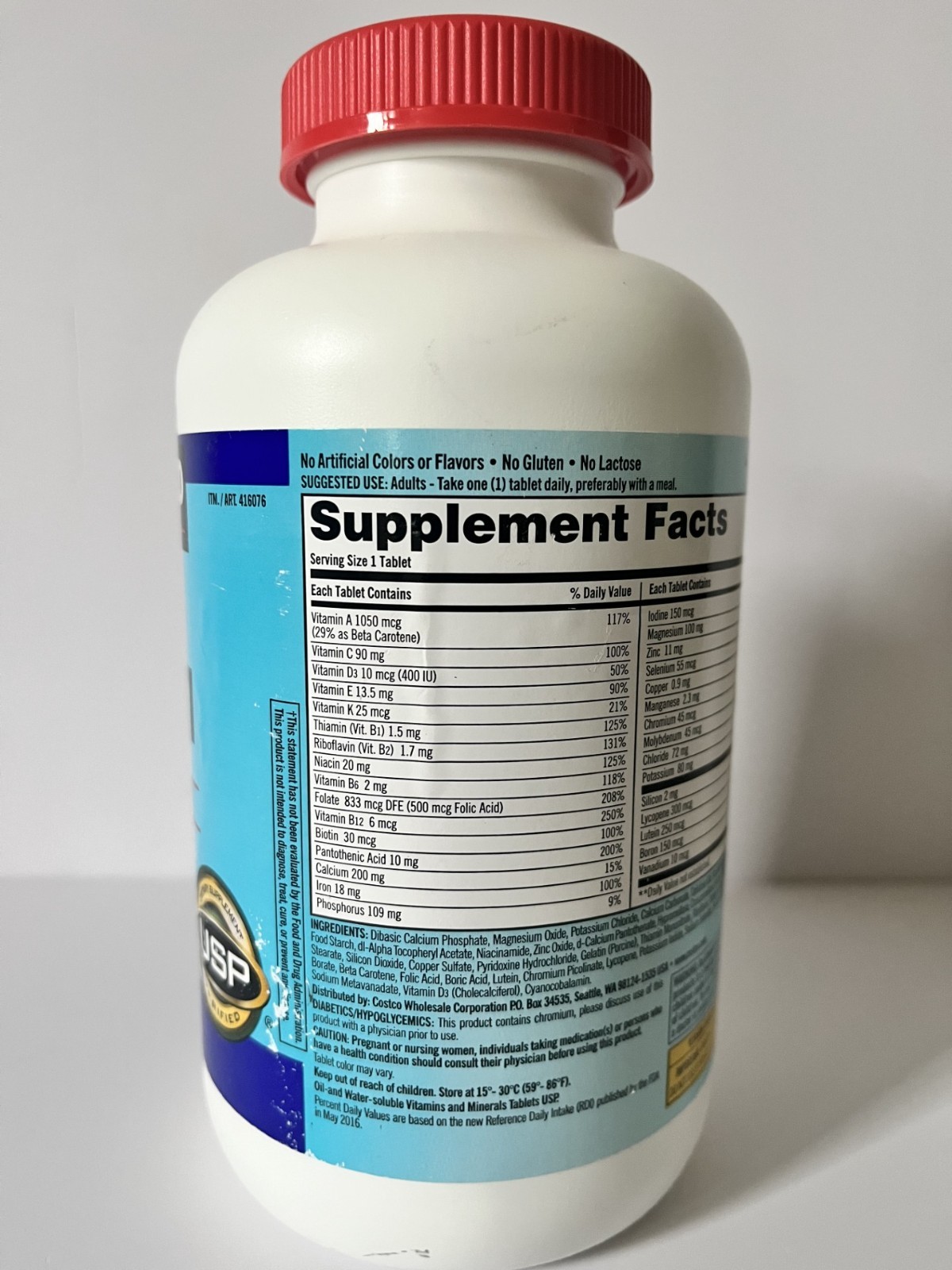 Kirkland Signature Daily Multi, 500 Tablets