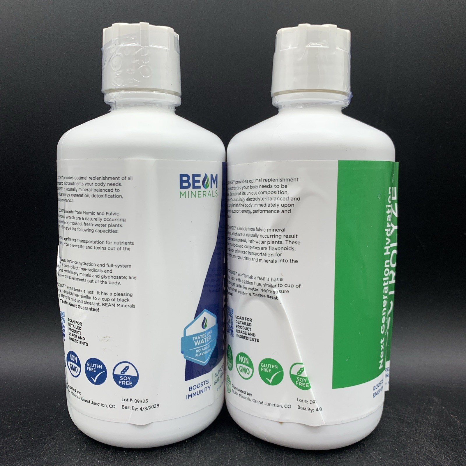 NEW – Beam Minerals Micro-boost And Electrolyze Set 32 Fl Oz