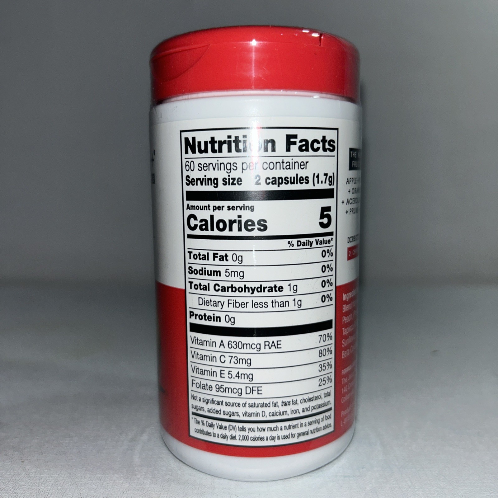 Sealed Juice Plus Fruit Blend Supplement 120 Caps / Exp 12/2026