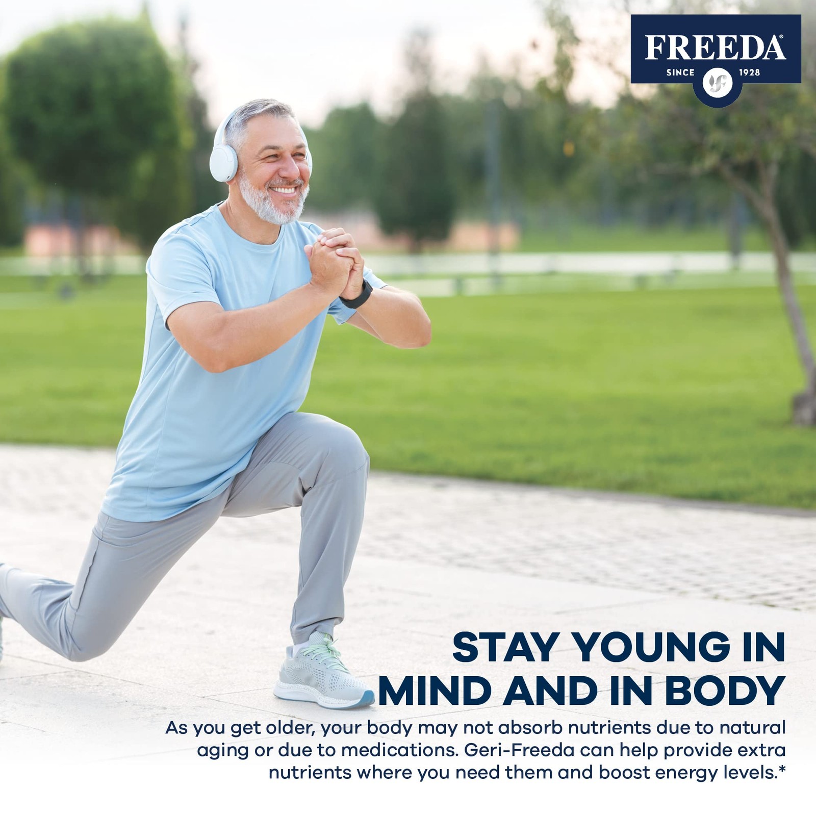 Freeda Senior Multivitamin – Kosher Vitamins for Men & 250 Count (Pack of 1)