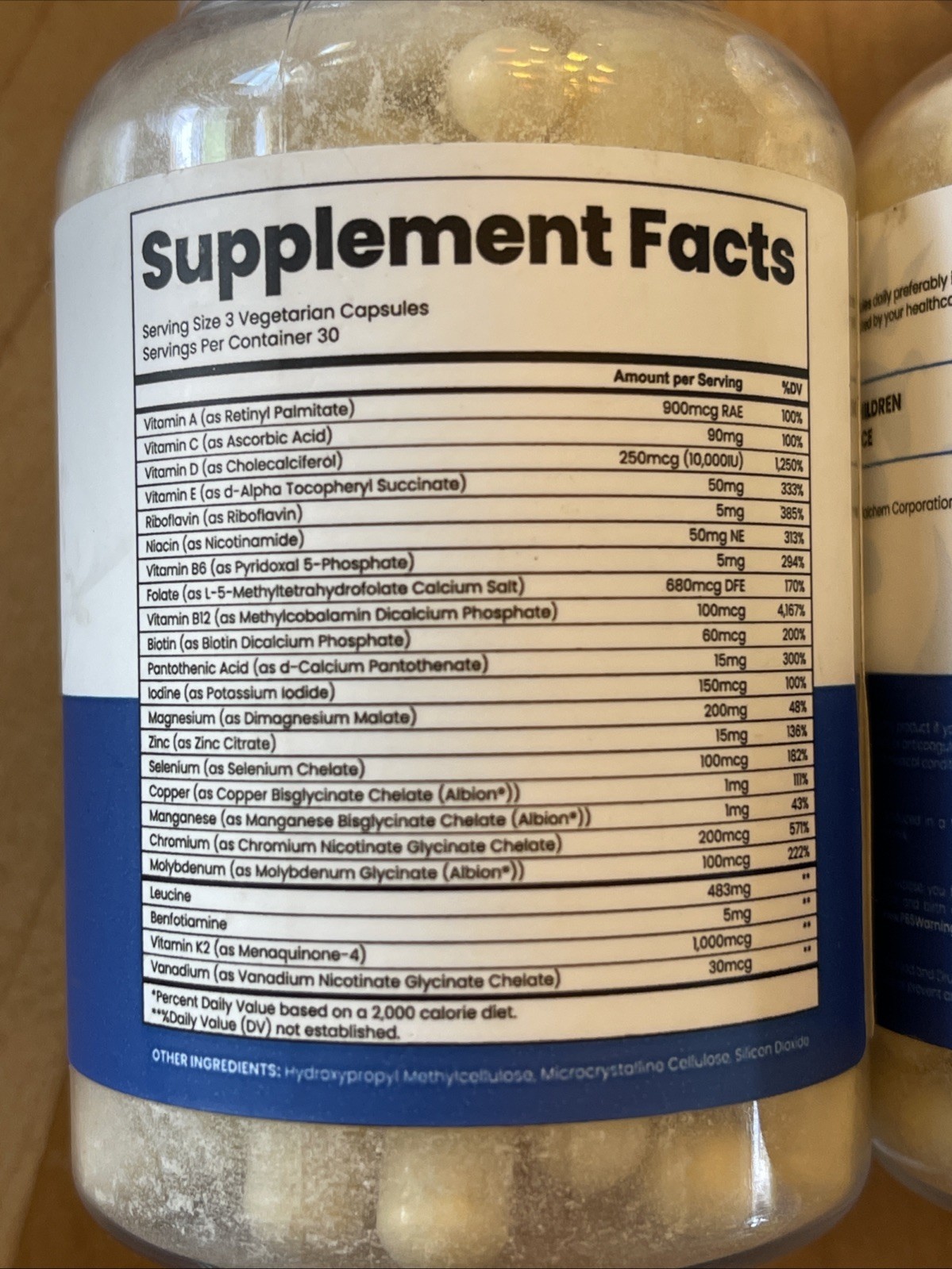 Maximus Building Blocks 90Caps Multivitamin New & Sealed MFG: 06/2025 LOT OF 2