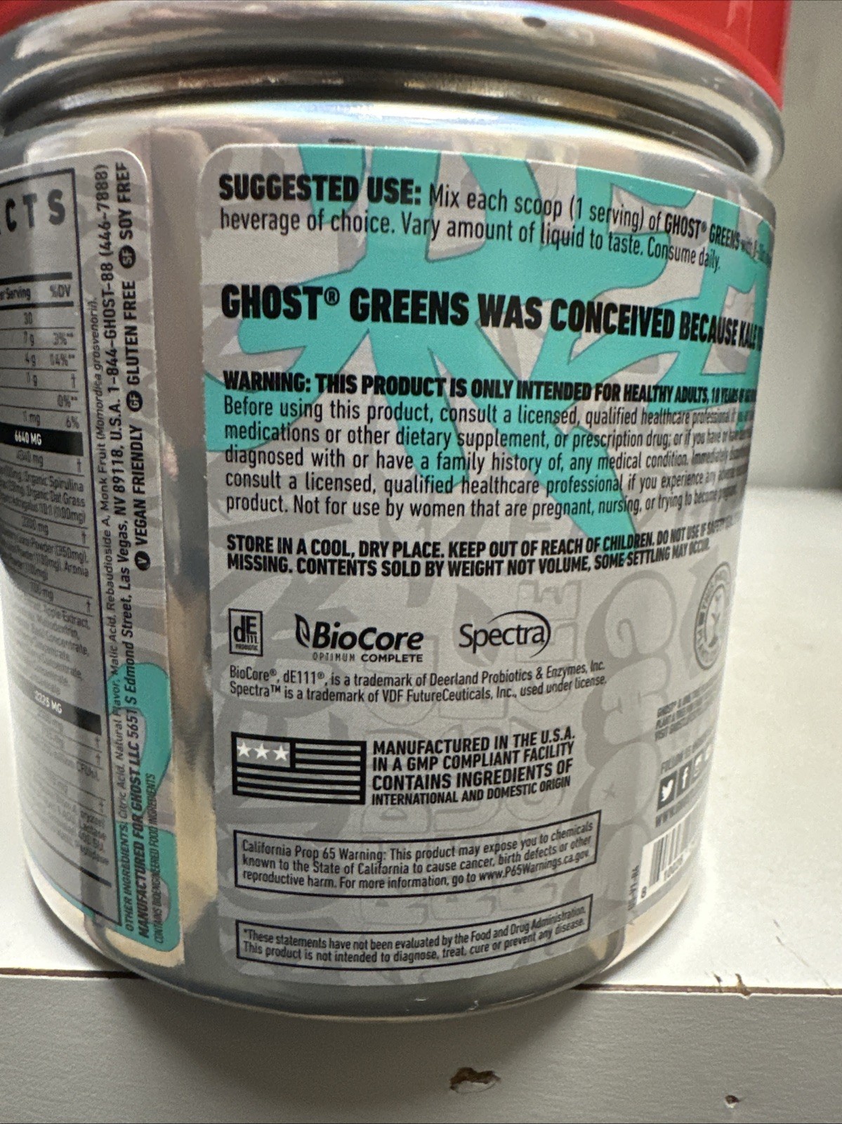 Ghost Greens, Lime, 11.6 oz Exp 07/2026
