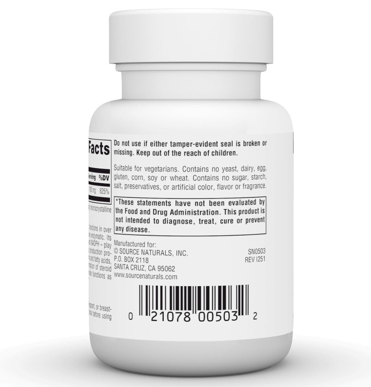 Niacinamide Vitamin B3 100 mg No Flush Metabolism Energy Support 100 Tablets