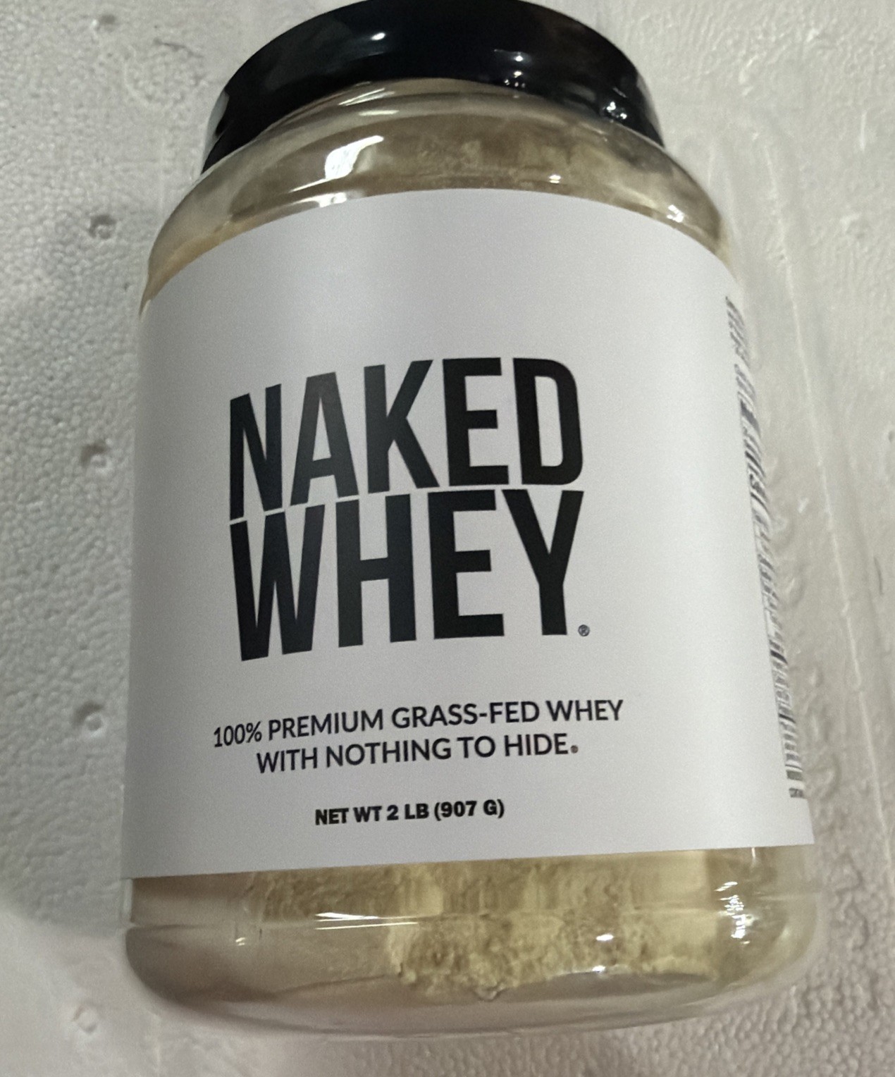 NAKED Whey 2LB 100% Grass Fed Whey Protein Powder – Only 1 Ingredient, Unflav…