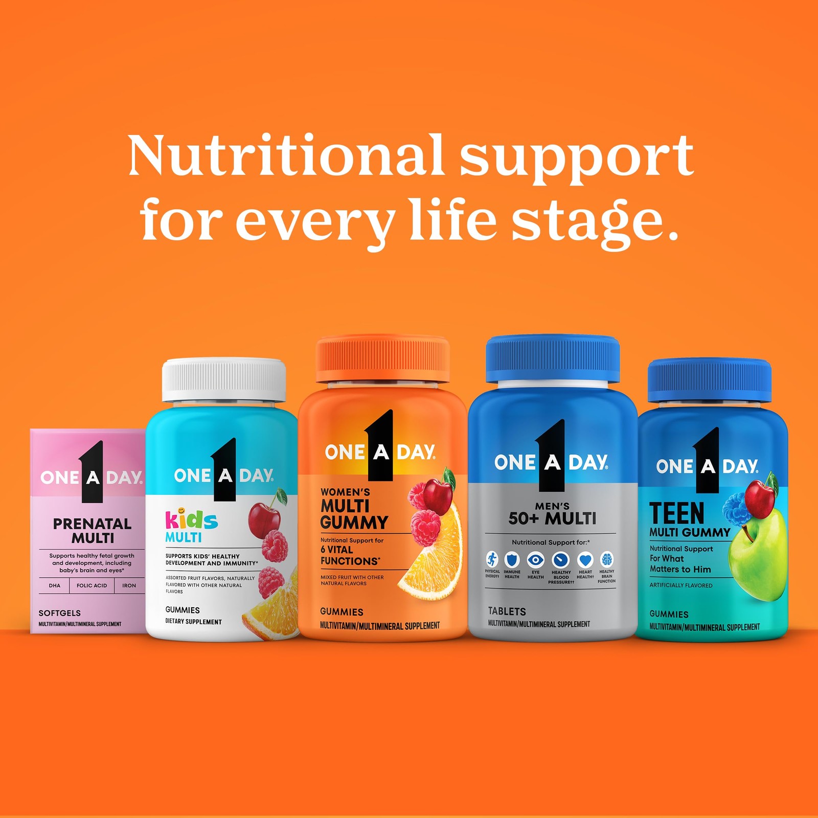 One A Day Multivitamin for Women- Daily 200 Count (Pack of 1), Orange