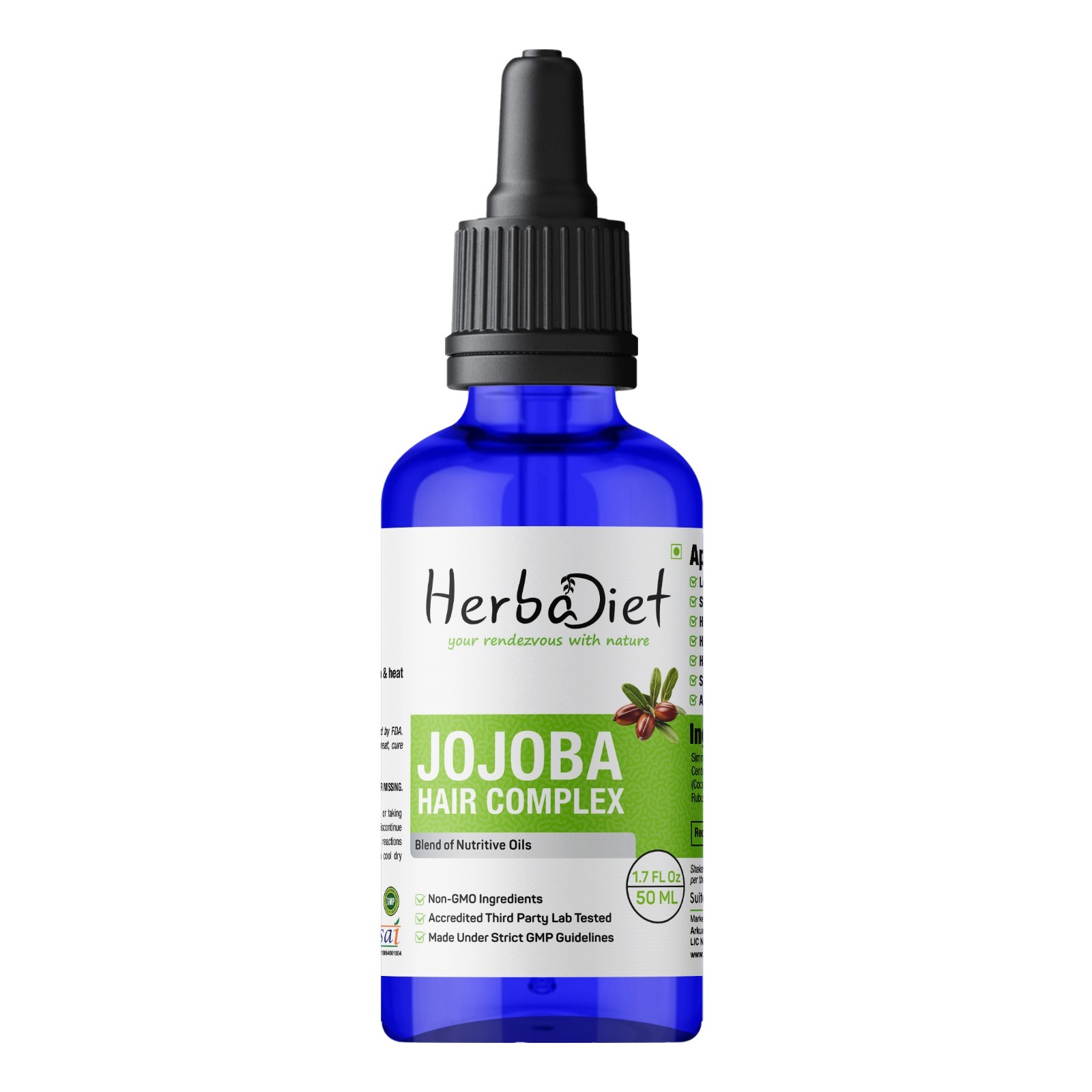 Jojoba Hair Complex Hydrating Scalp & Hair Care Formula For Dry Scalp, Dull Hair