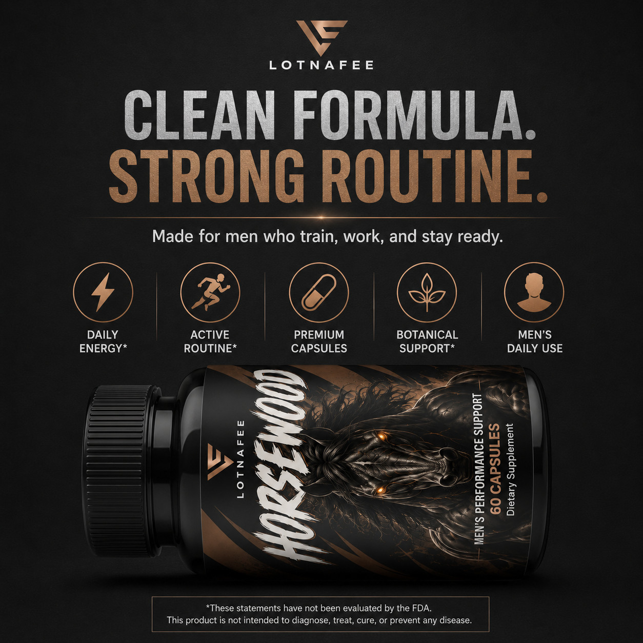 Male Vitality Support Capsules (60 Capsules)