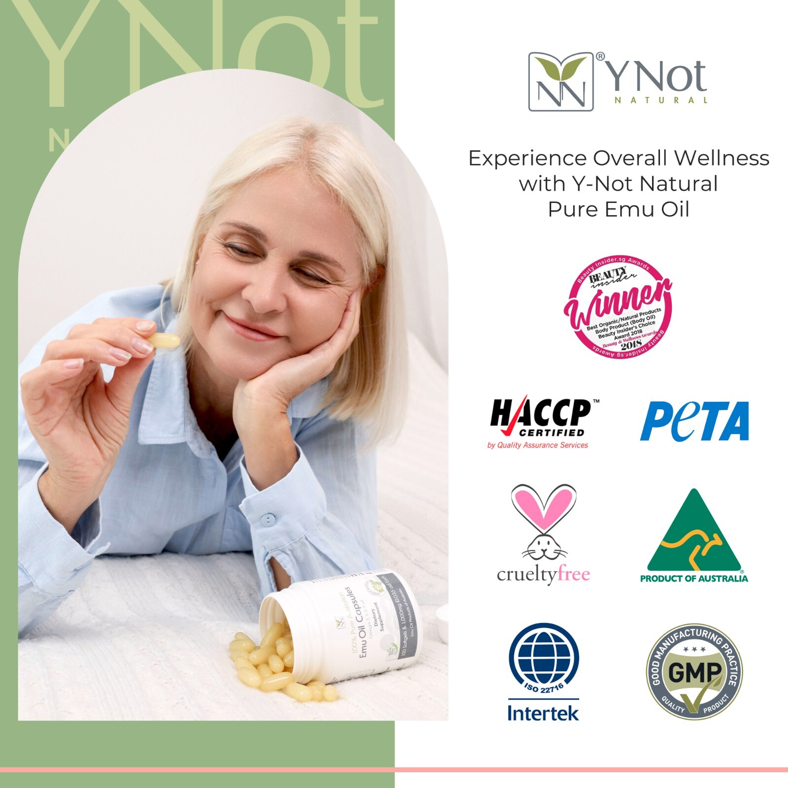 Emu Oil Capsules – Heart, Hair, Metabolism & Joint Support Supplement – Pharmace