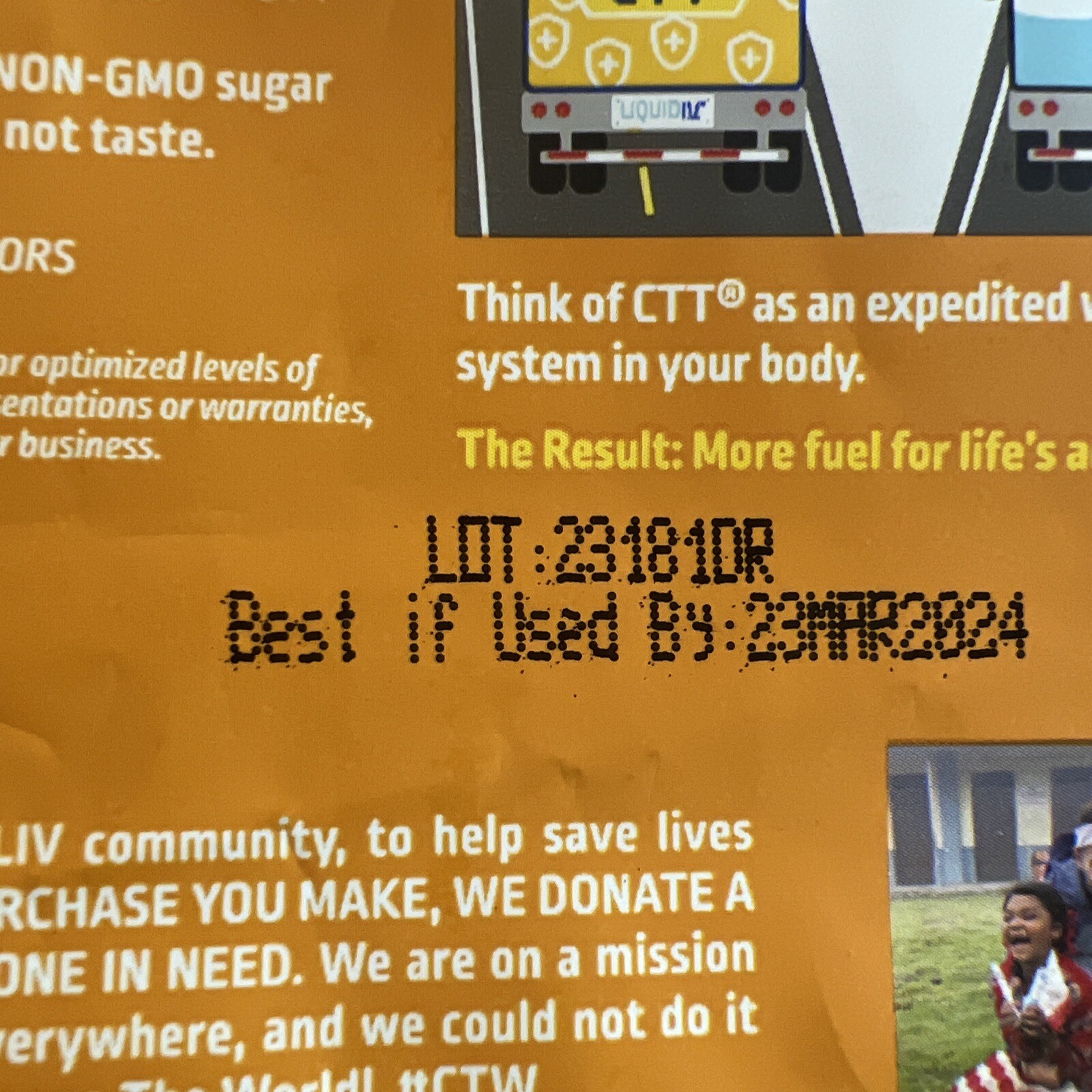 Liquid I.V. Hydration Multiplier + Immune Support 14 Easy Open Packs Tangerine