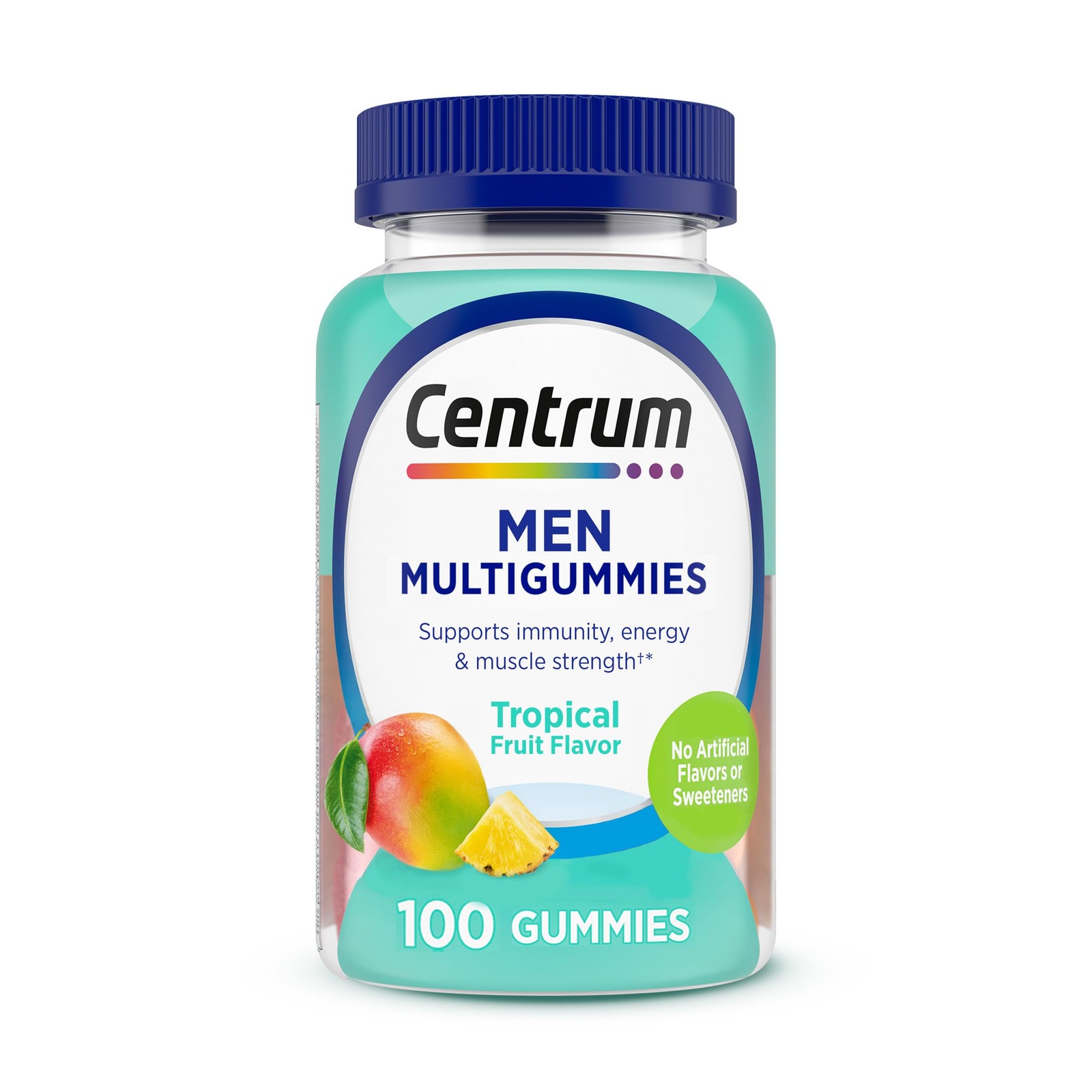 Centrum Men’s Multivitamin Gummies, Immune, Energy, 100 Count (Pack of 1)