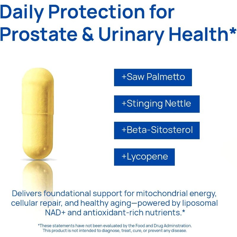 Men’s Selerb Health Supplement Prostate Support with Resveratrol and CoQ10