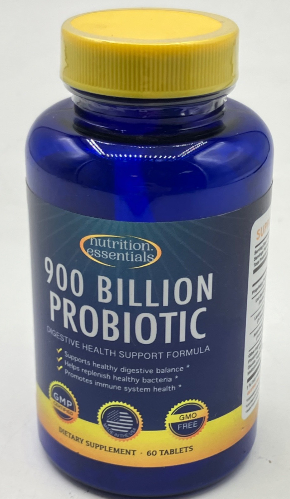 Nutrition Essentials 900 Billion Probiotic 60 Tablets 900B. Exp 02/2027