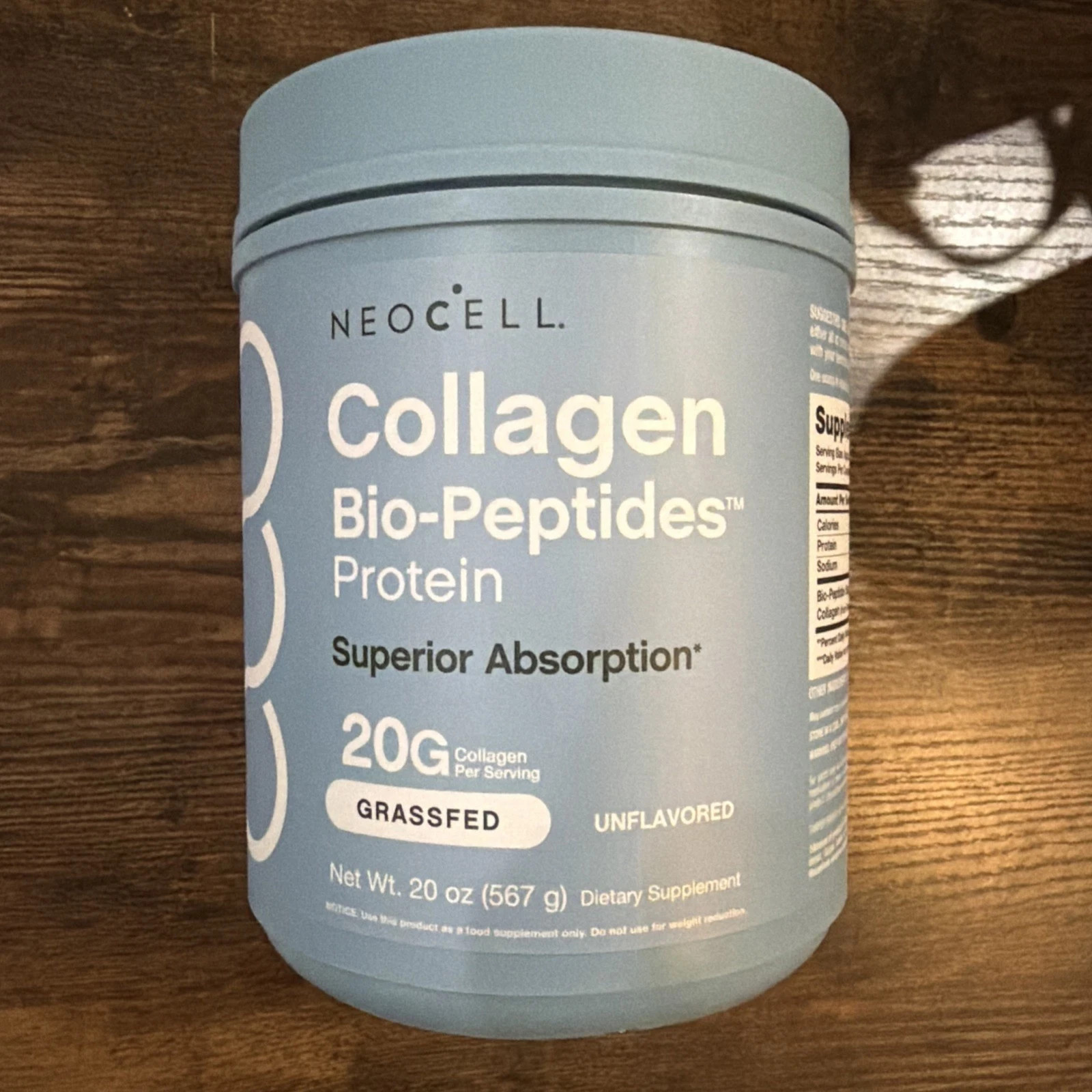 – Collagen Powder NeoCell 20g Bio-Peptides, Unflavored-NEW & SEALED