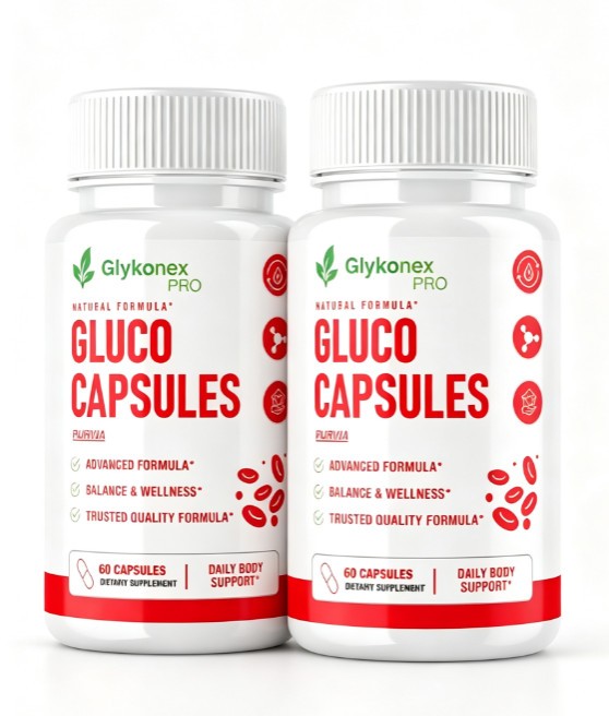 Glykonex Pro Gluco Capsules Daily Blood‑Sugar Optimizer Support Pills 1-3 pack