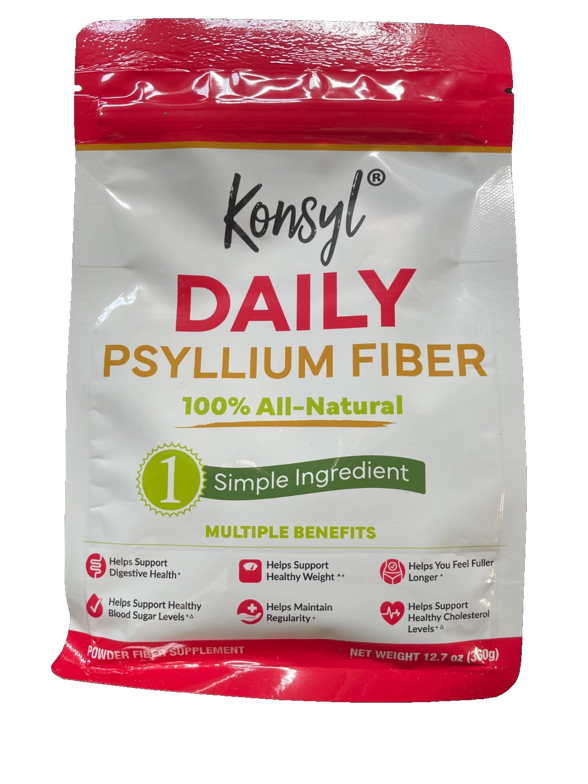 Konsyl Daily Psyllium Fiber Powder – 12.7oz
