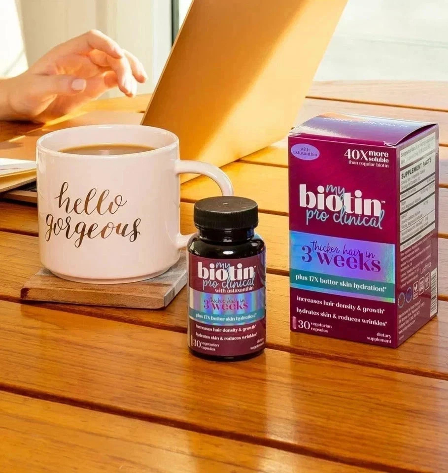 Purity Products My Biotin ProClinical MyBiotin 30 Capsules new EXP. 12/ 2027.
