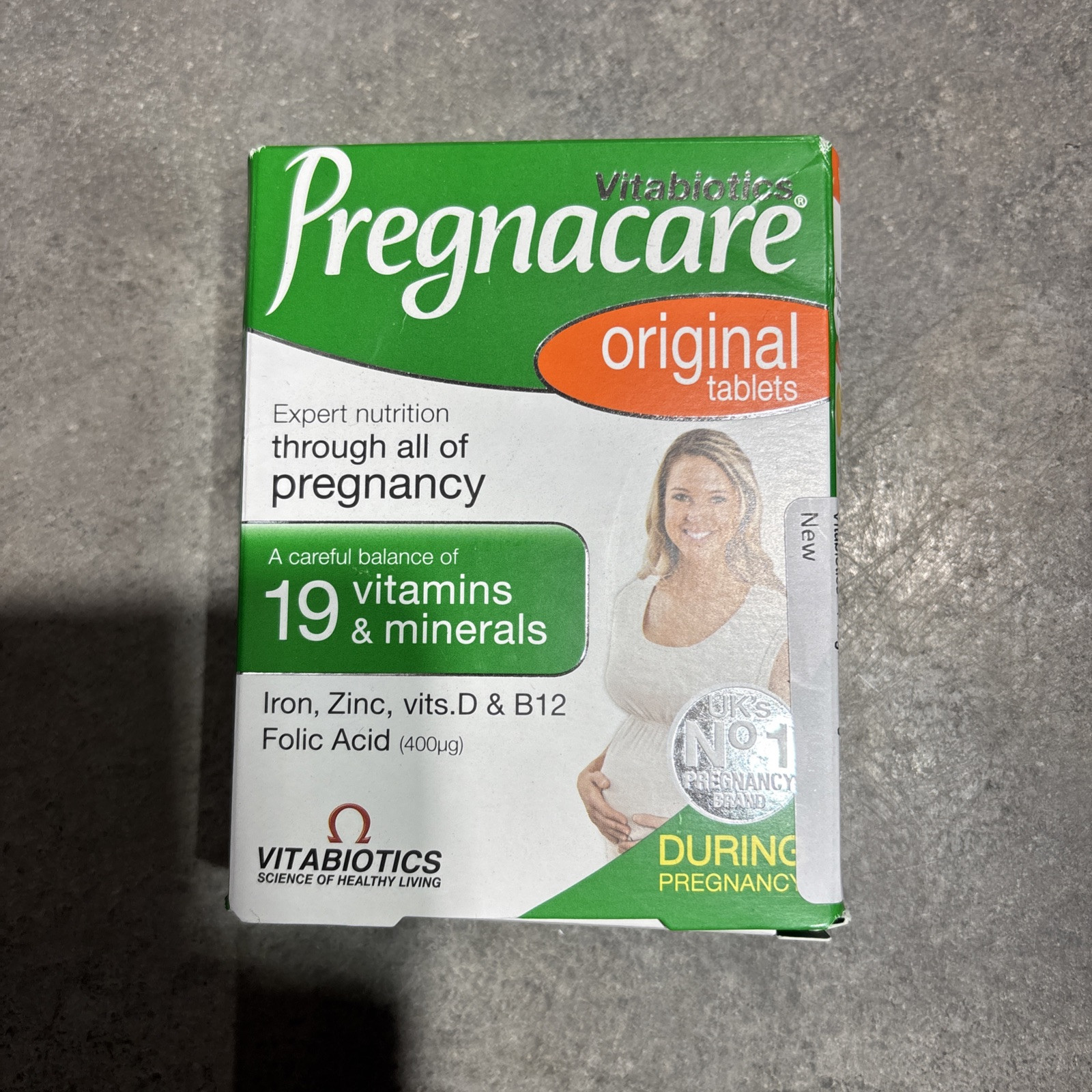 Vitabiotics Pregnacareoriginal Tablets 30 Tablets Exp 10/2026