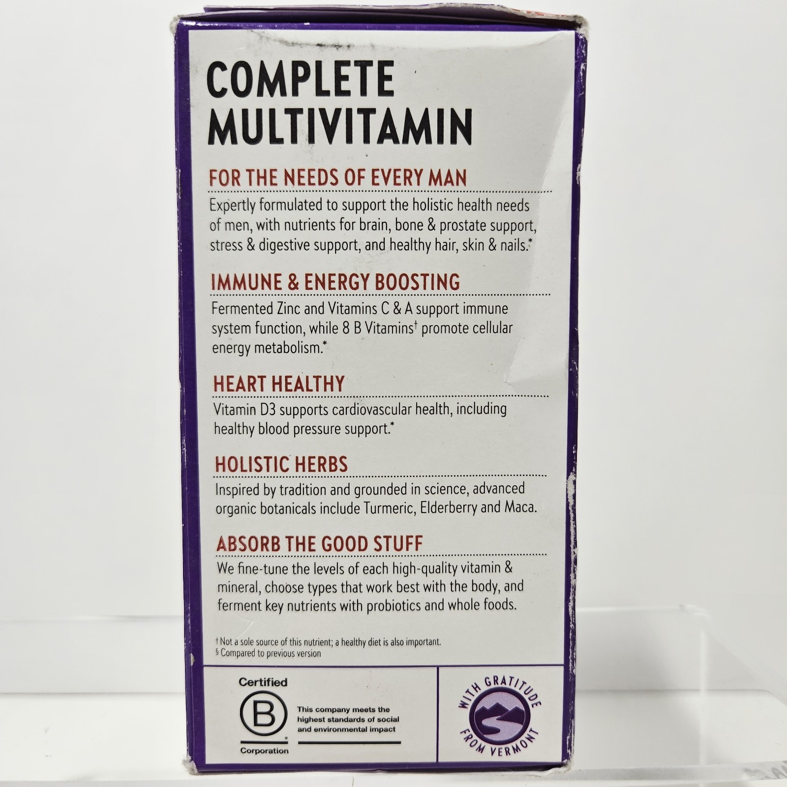 New Chapter Every Man’s One Daily Multivitamin 96 Tablets EXPIRED 05/2026