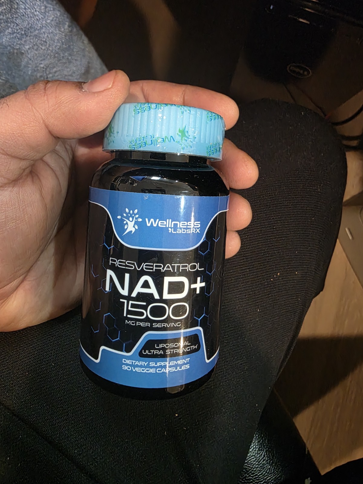 2 X WELLNESS LABSRX Liposomal NAD Supplement, 1500mg – USA Made, NAD Resveratrol