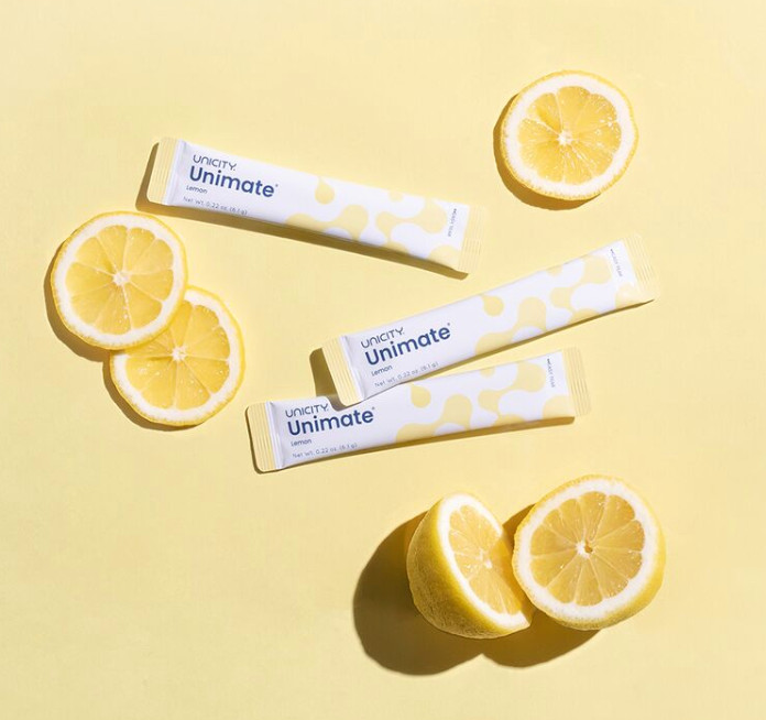Unicity Unimate Lemon Box of 30 Sachets – Exp 07/2026