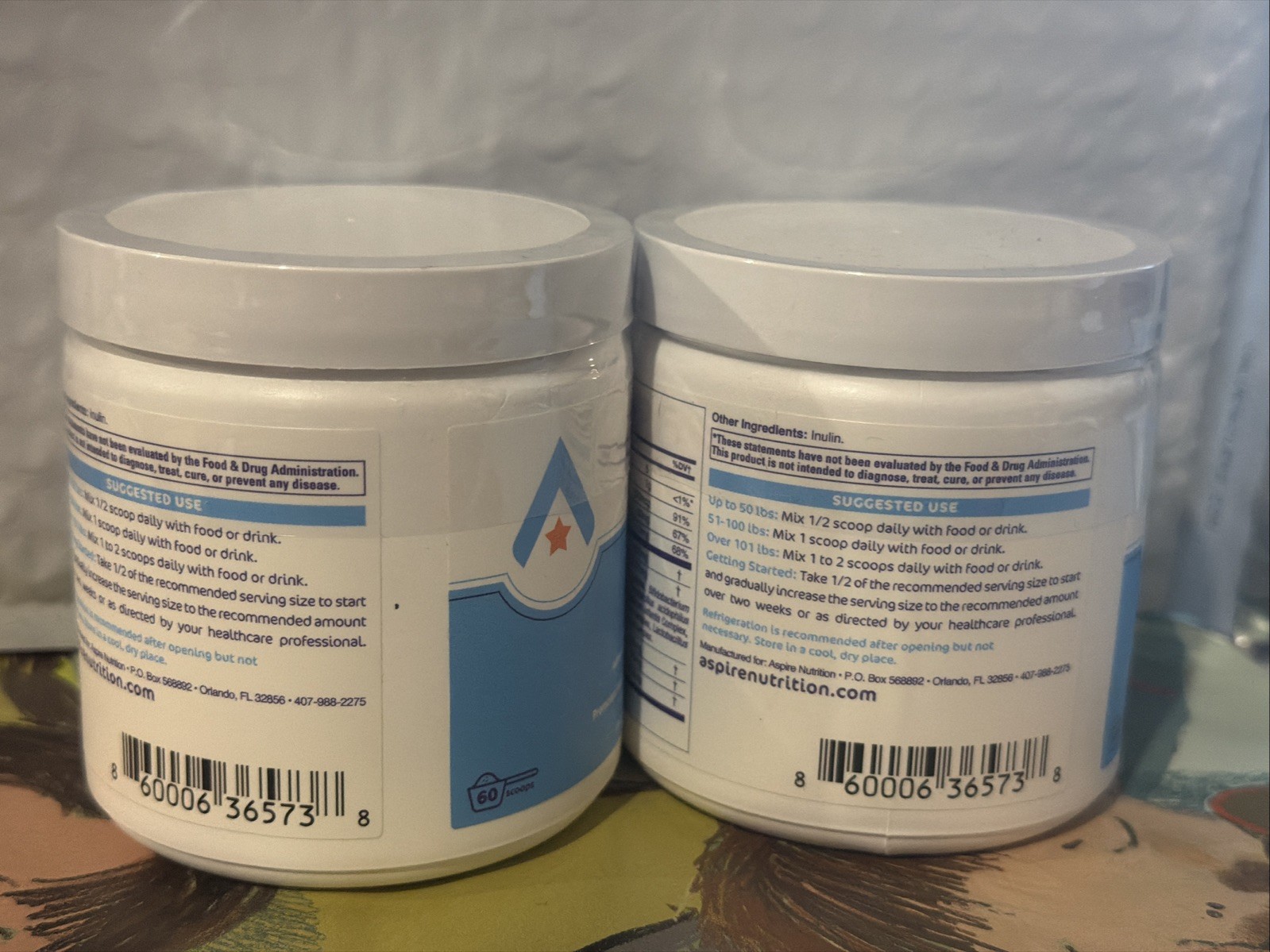Aspire Nutrition Probiotic Powder 78g(2pack) New Exp:11/26