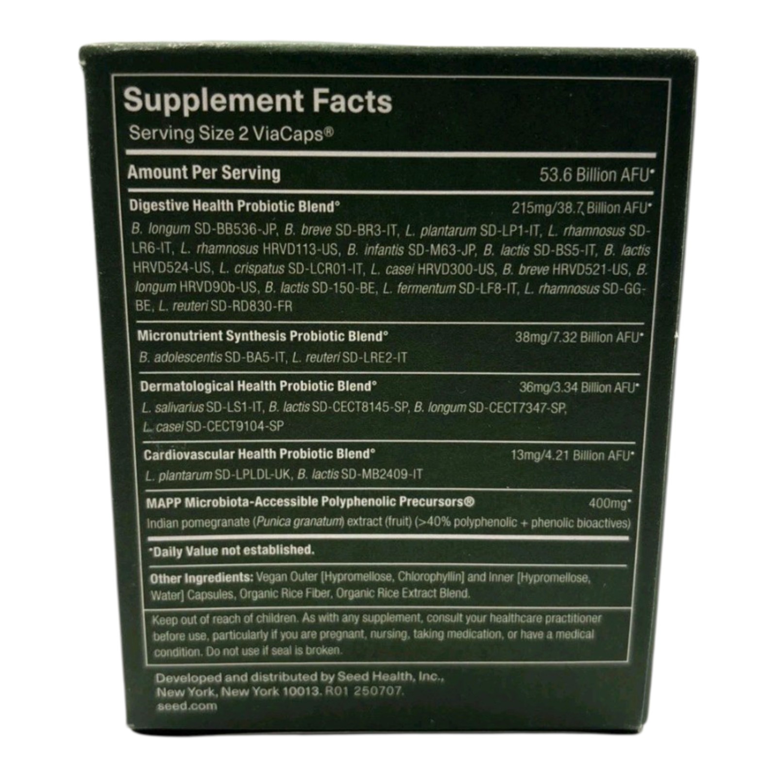 Seed DS-01 Daily Synbiotic – Immune Support, Bloating & Constipation Relief