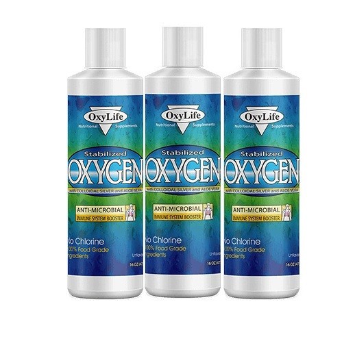 OxyLife Stabilized Oxygen – Unflavored – 16 fl oz ( 3 Pack )