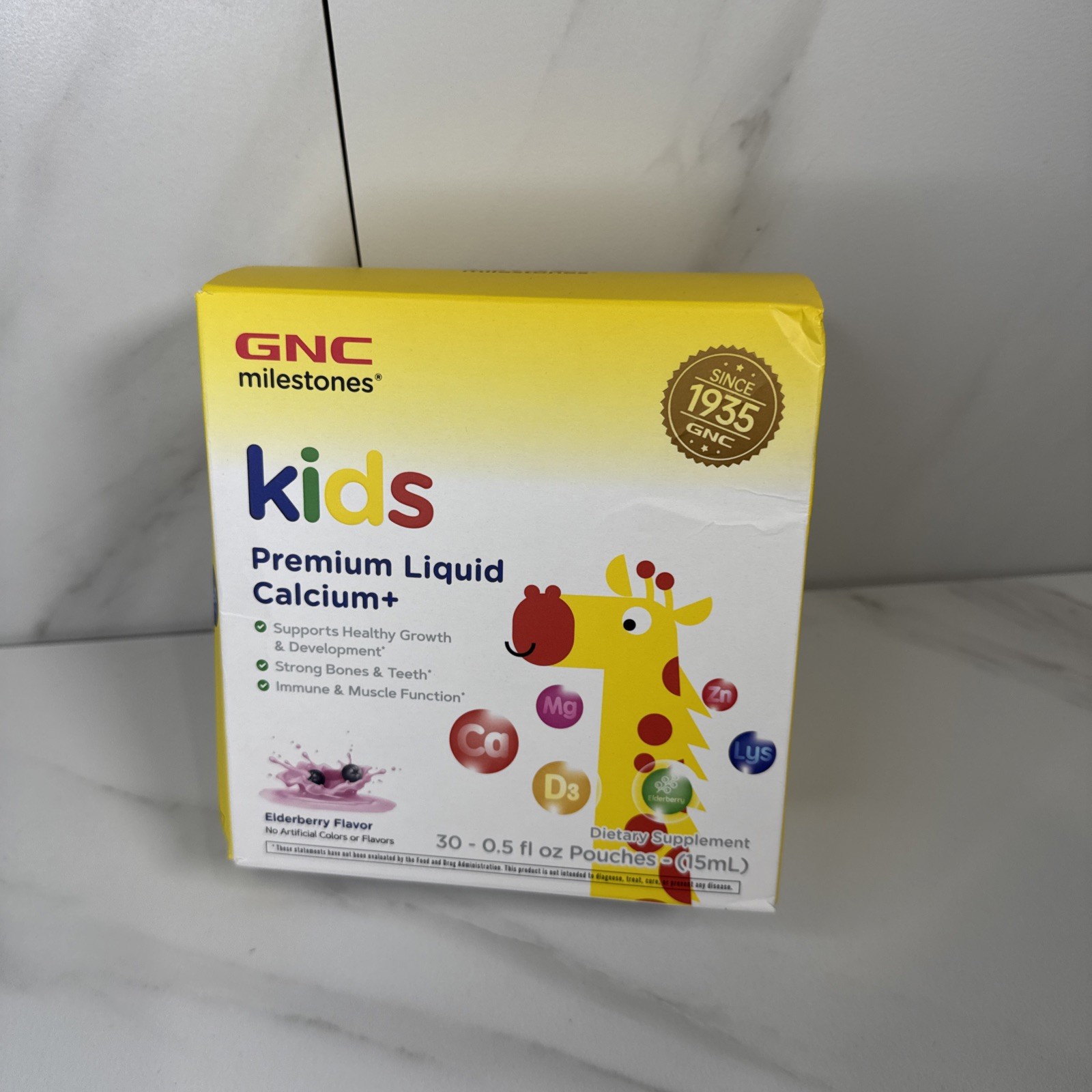 Kids Premium Liquid Calcium + From GNC Ex 012027