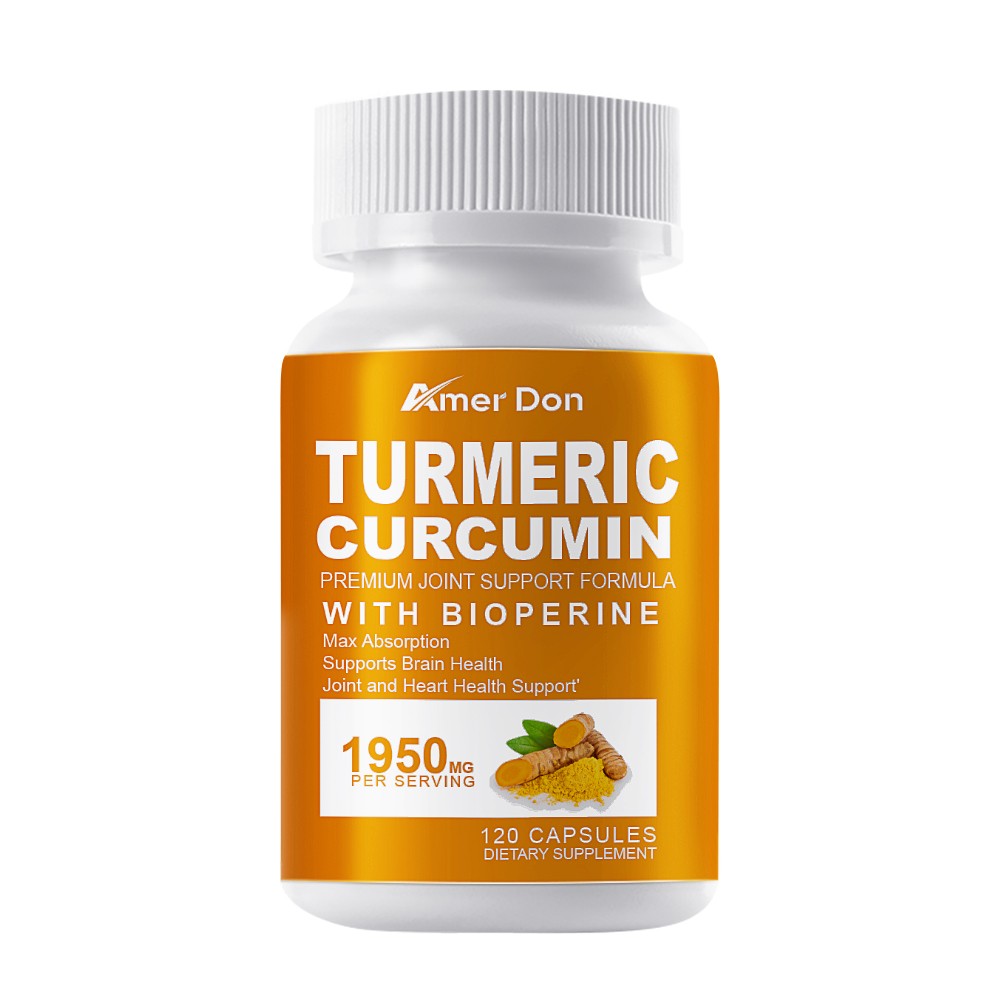 Turmeric Curcumin with Bioperine 1950mg High Absorption Triple Strength Capsules