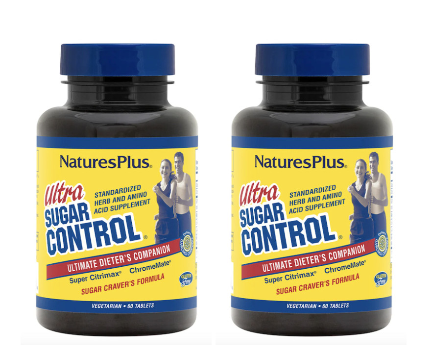 Natures Plus Ultra Sugar Control 60 tablets (2 PACK)