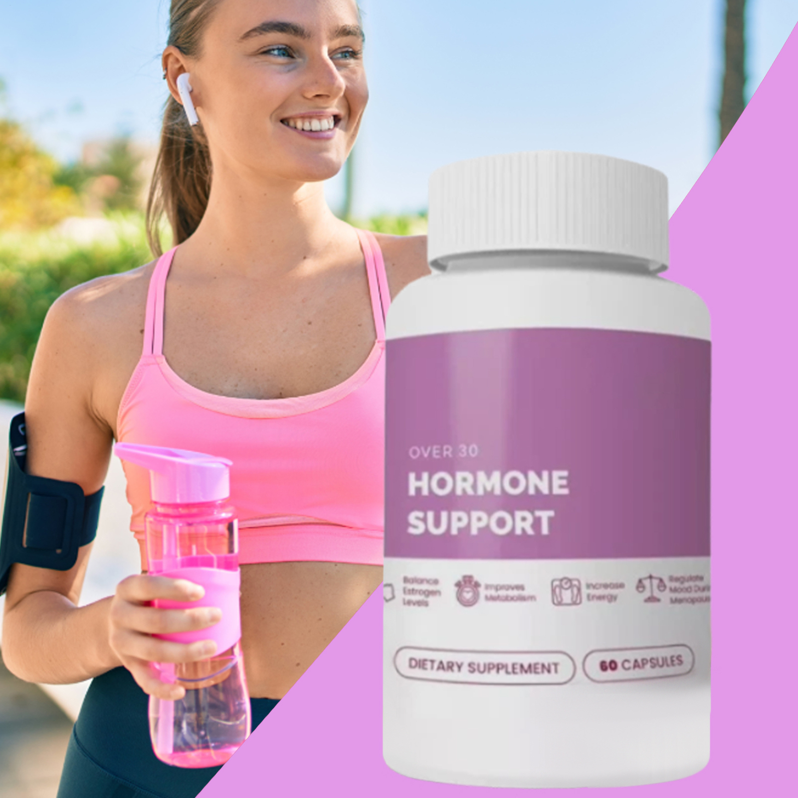 Fresh Gleeful Over 30 Support | Menopause Supplement for Women |60 Count