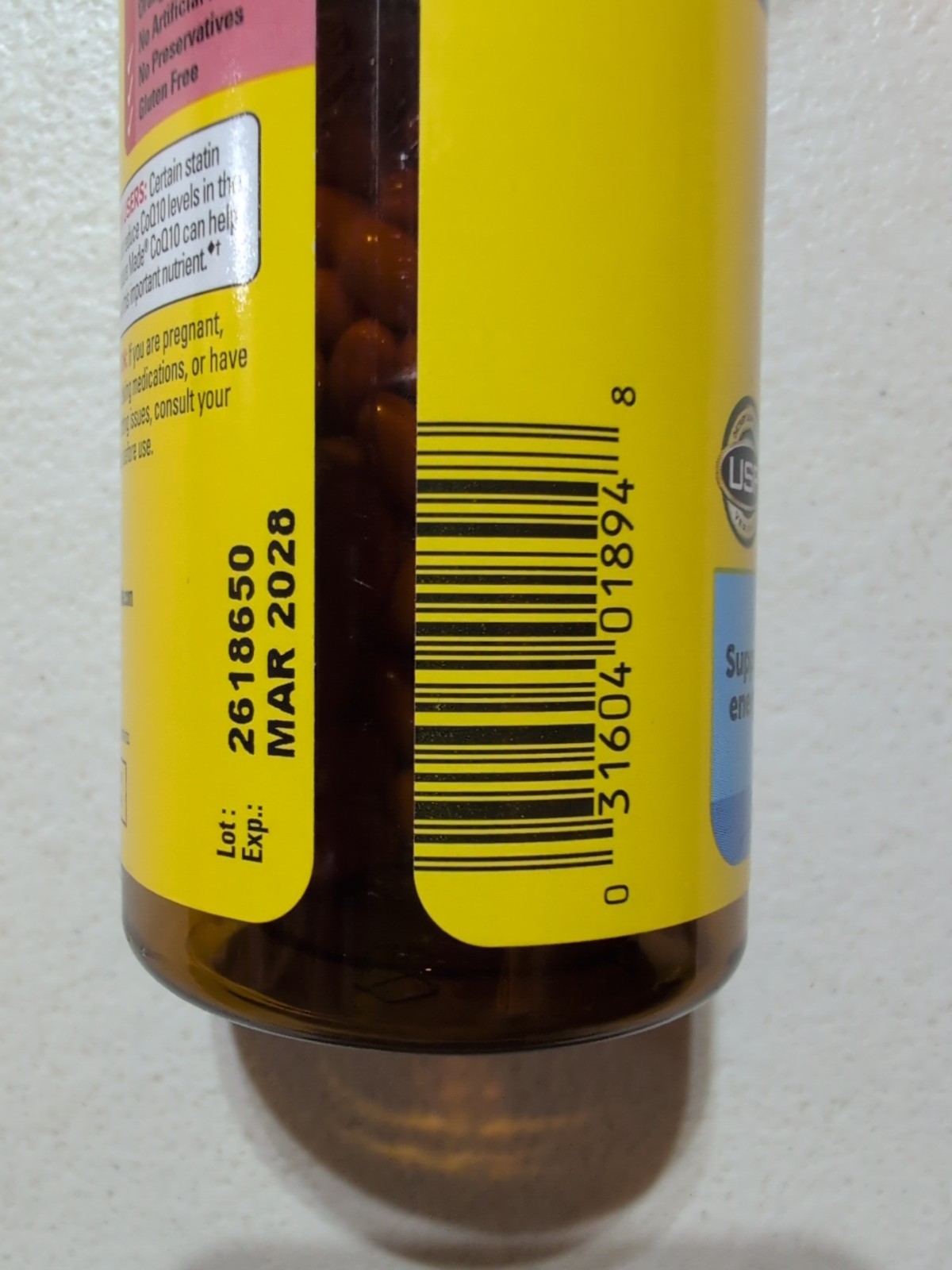Nature Made CoQ10, 100mg. All-in-One Product, Softgels – 80 Count 03/2028