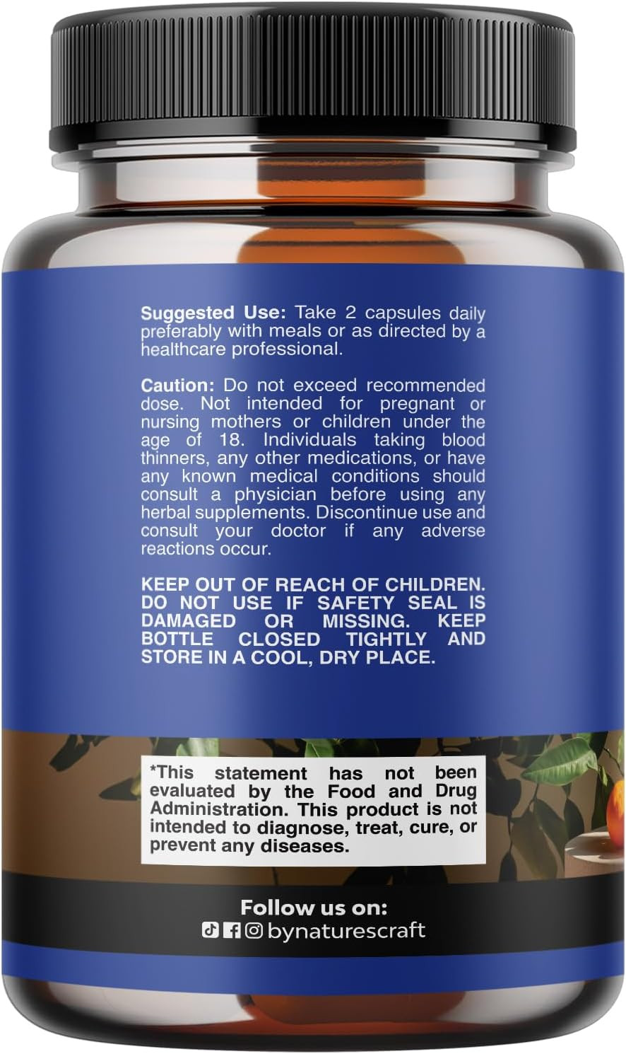 Diosmin Hesperidin 1000Mg Complex for Adults – Bitter Orange Supplement for Vari