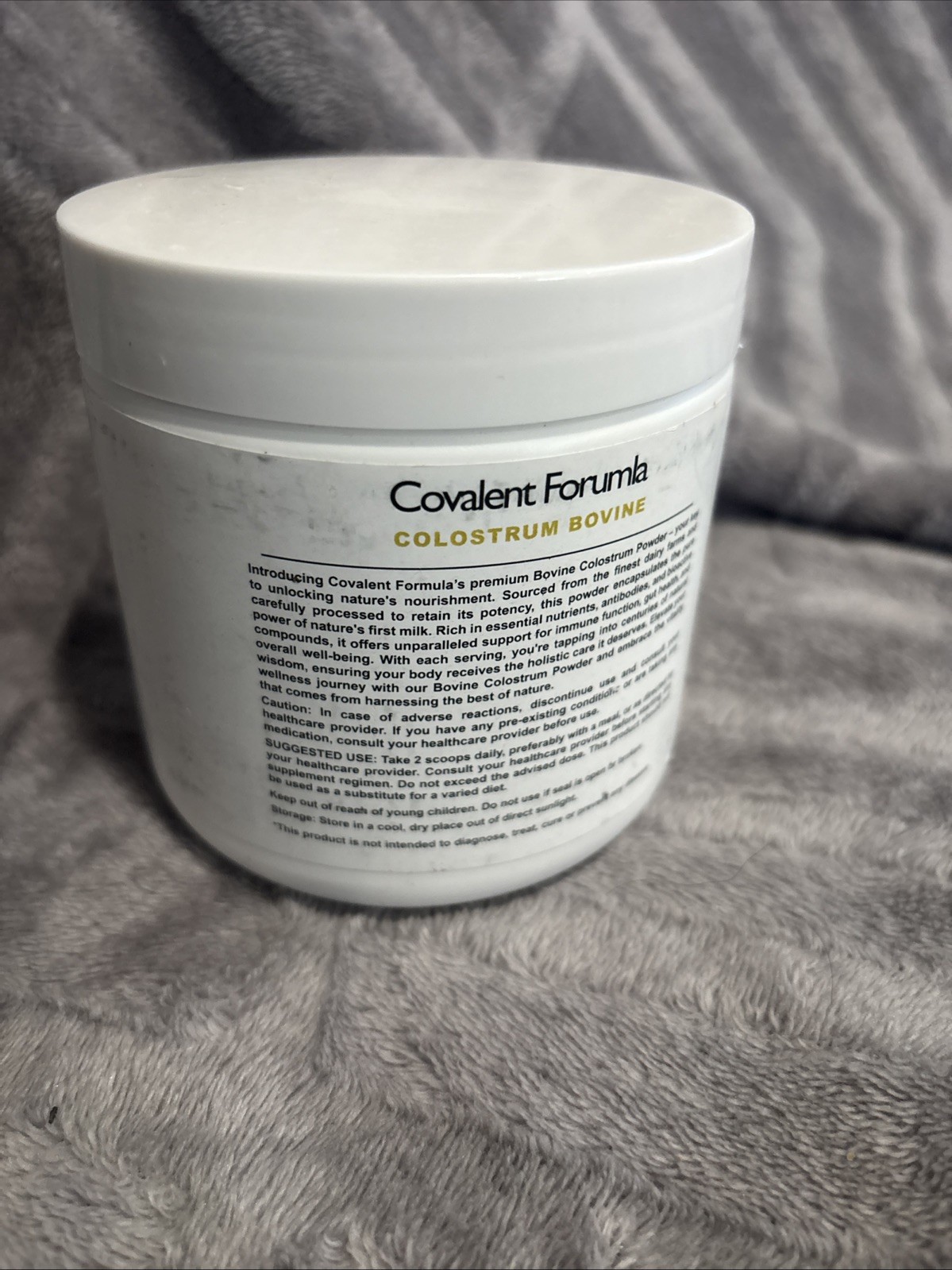 Covalent Formula Colostrum Powder Unflavored 120g Exp 05/2026