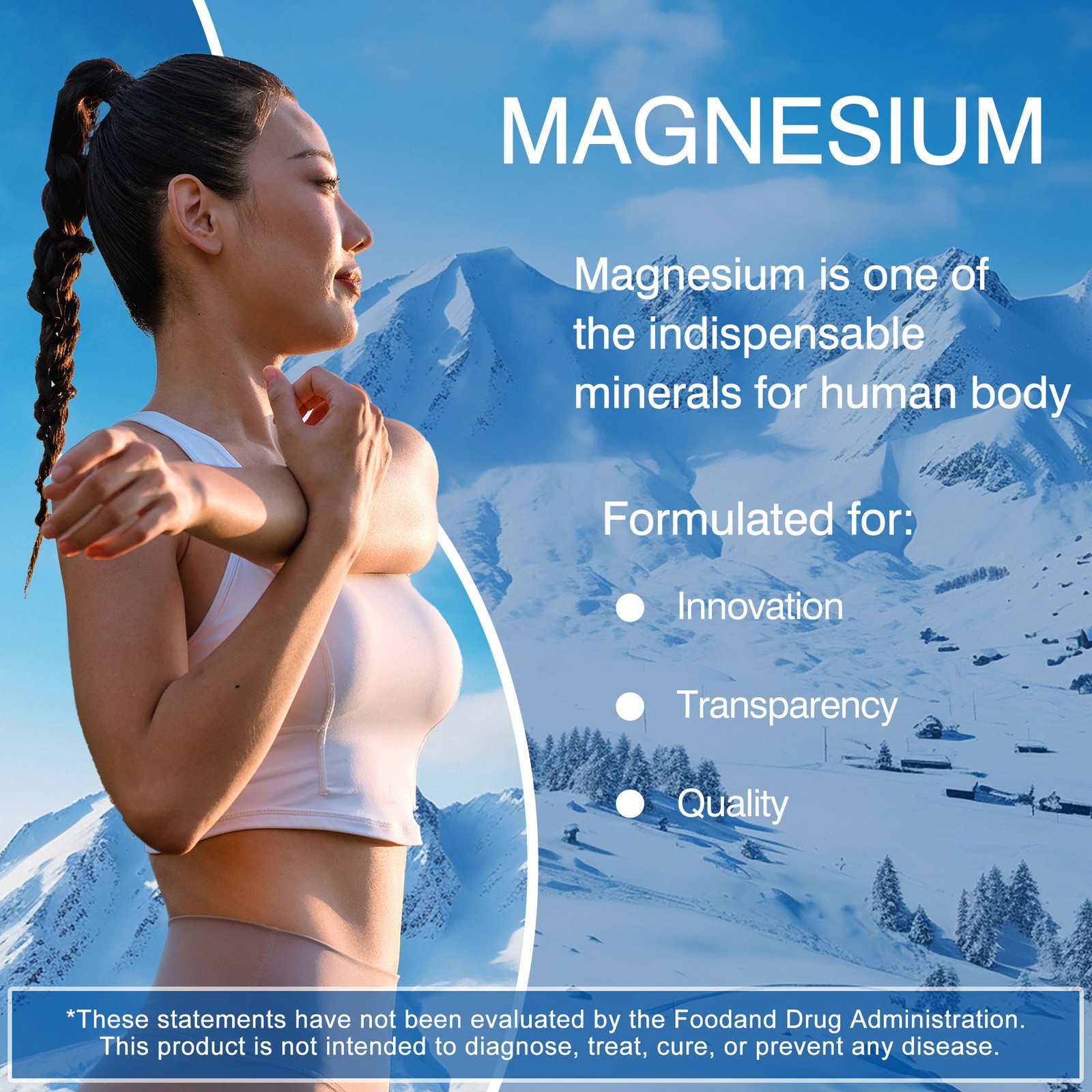 Magnesium L-Threonate 2000mg – Brain & Nervous System Health, Memory and Focus